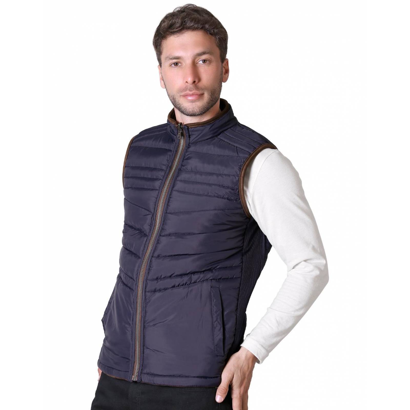 Chaleco Reversible Hombre Café Salvaje Tentación 50704434 