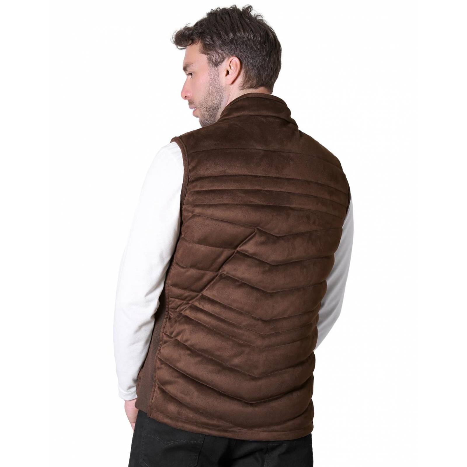 Chaleco Reversible Hombre Café Salvaje Tentación 50704434 