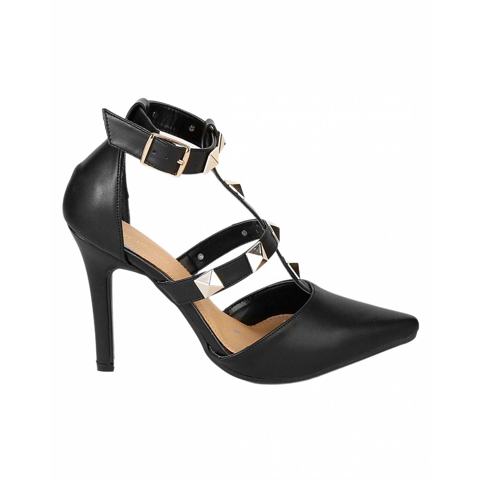 Zapatilla Vestir Mujer Negro Nobuk Lady Paulina 02703704 