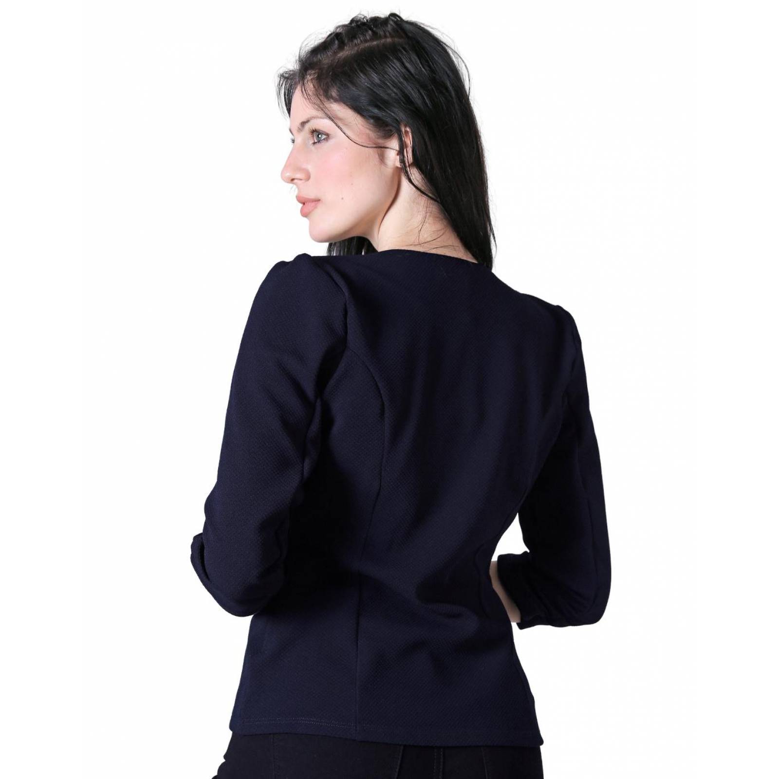 Saco Formal Blazer Mujer Azul Stfashion 50904441 