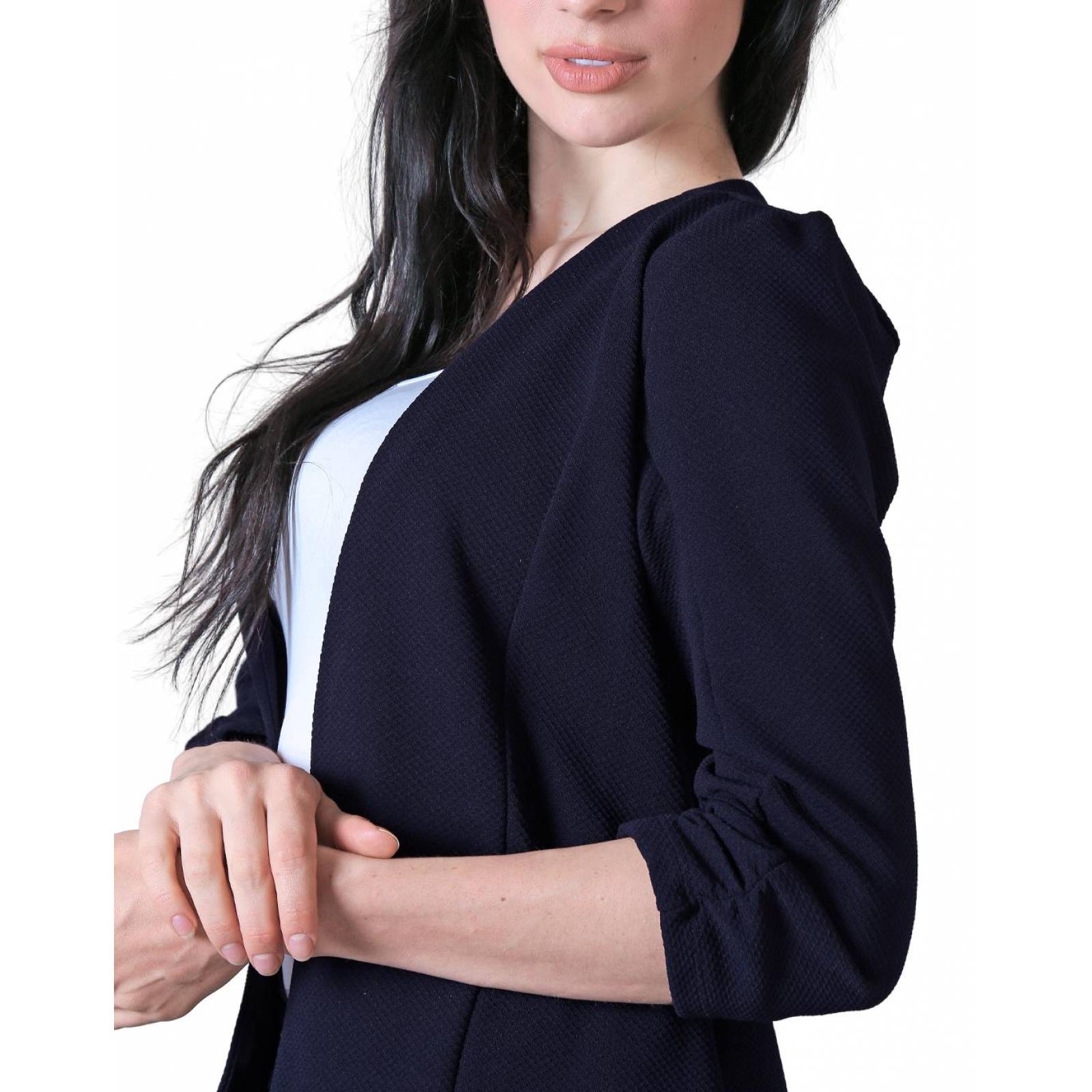 Saco Formal Blazer Mujer Azul Stfashion 50904441 