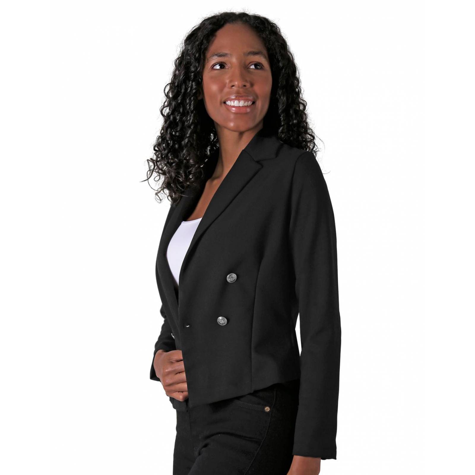 Saco Mujer Formal Blazer Negro Stfashion 79304229