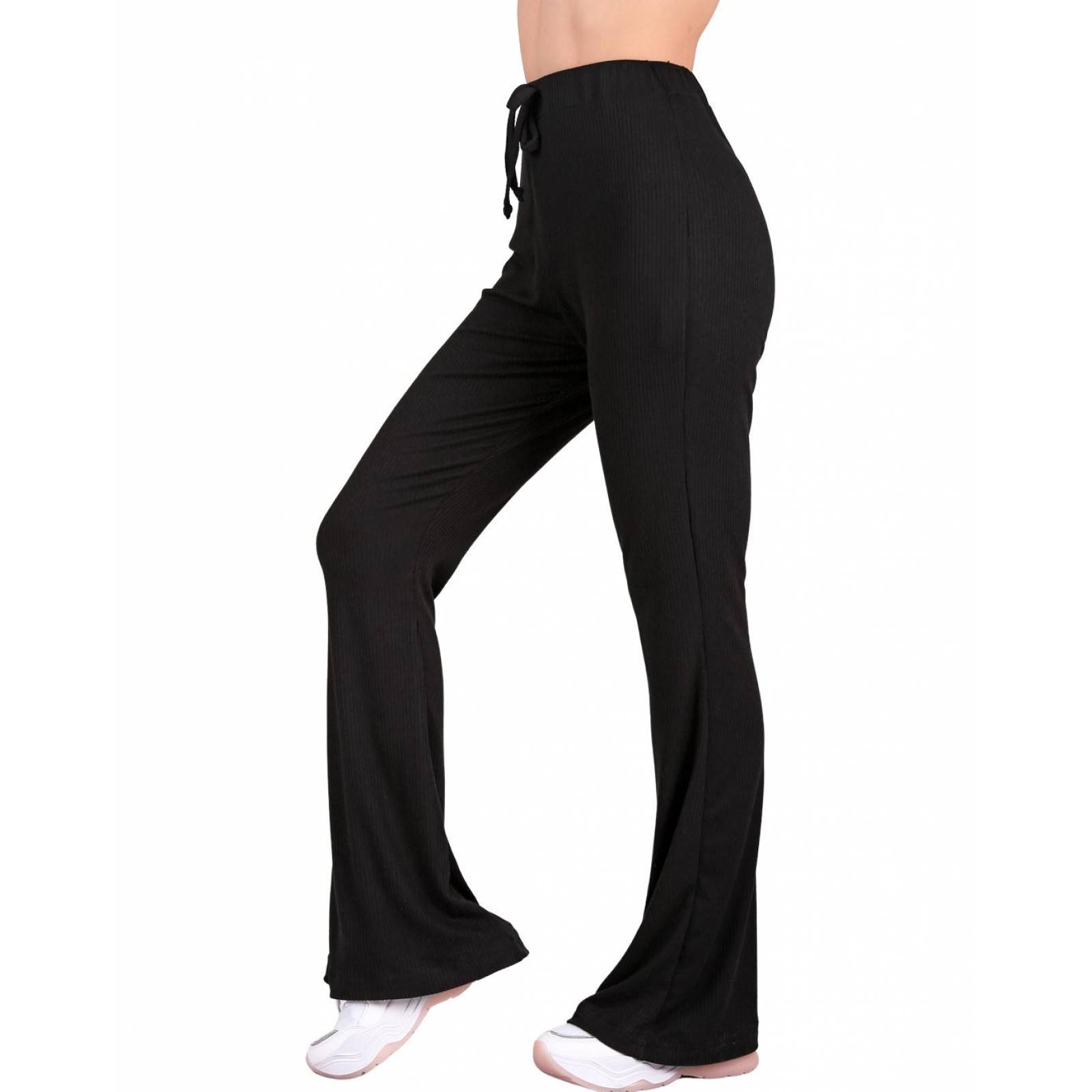Pants Mujer Deportivo Acampanado Negro Stfashion 52404209 