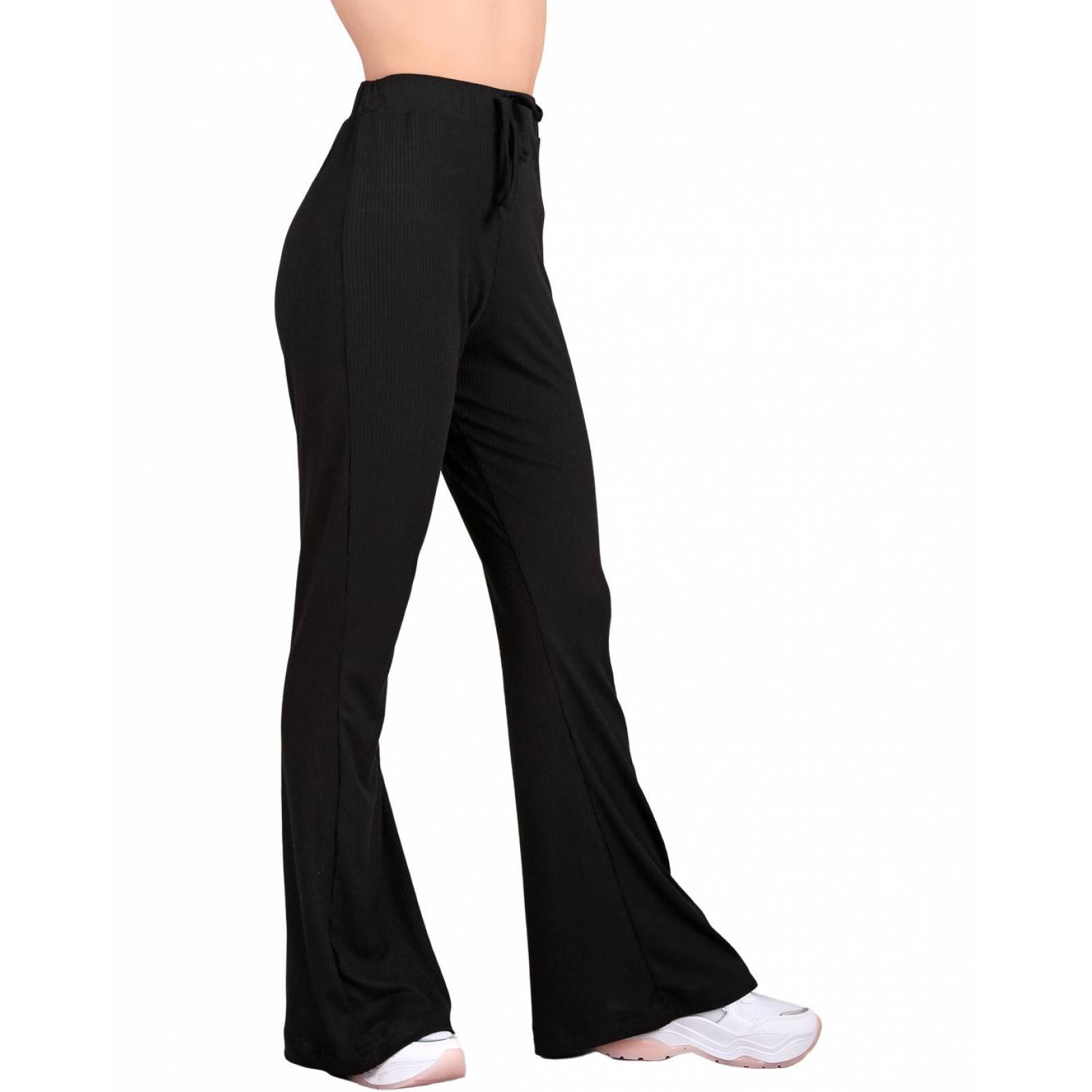Pants Mujer Deportivo Acampanado Negro Stfashion 52404209 