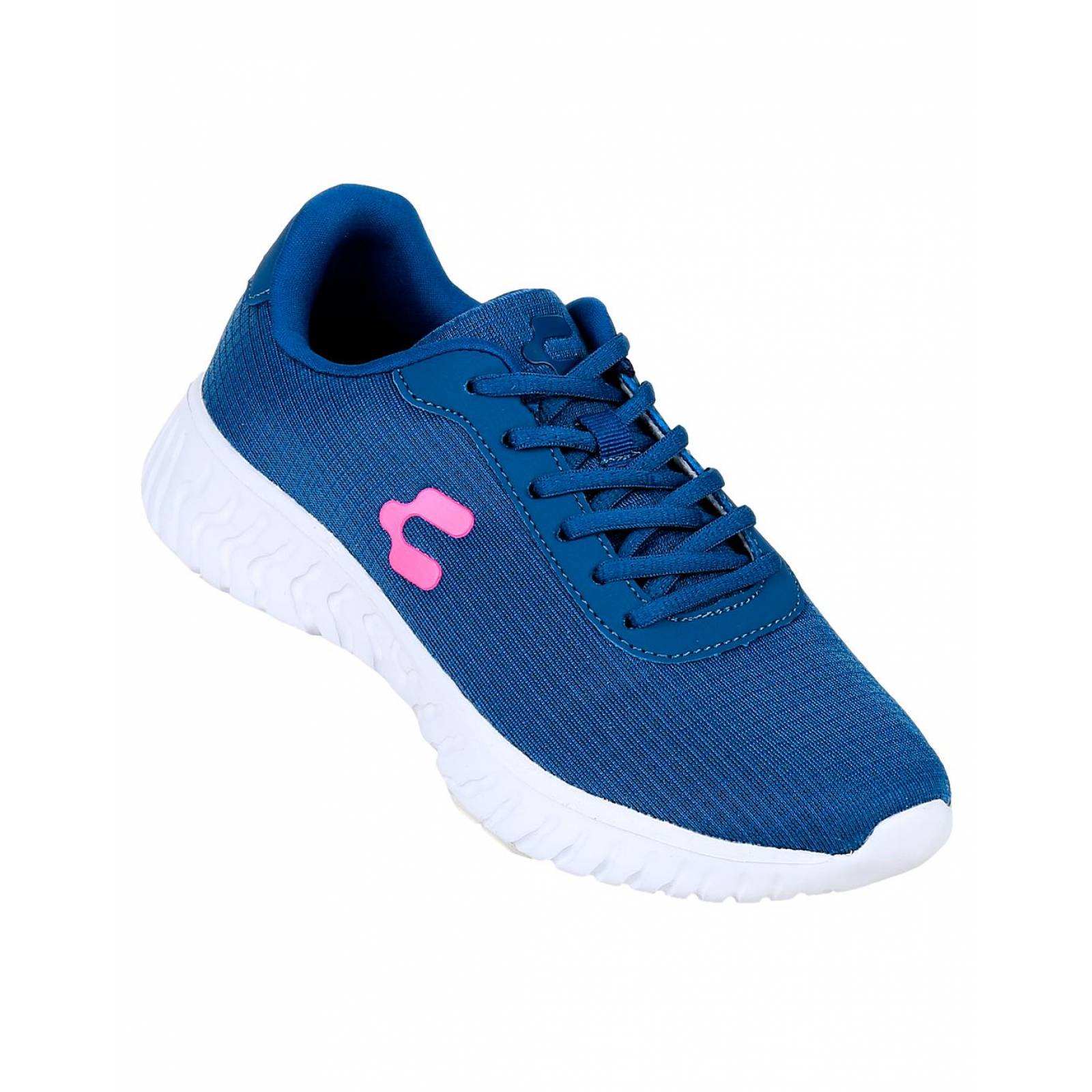 Tenis Moda Mujer Azul Textil Charly 02303703 