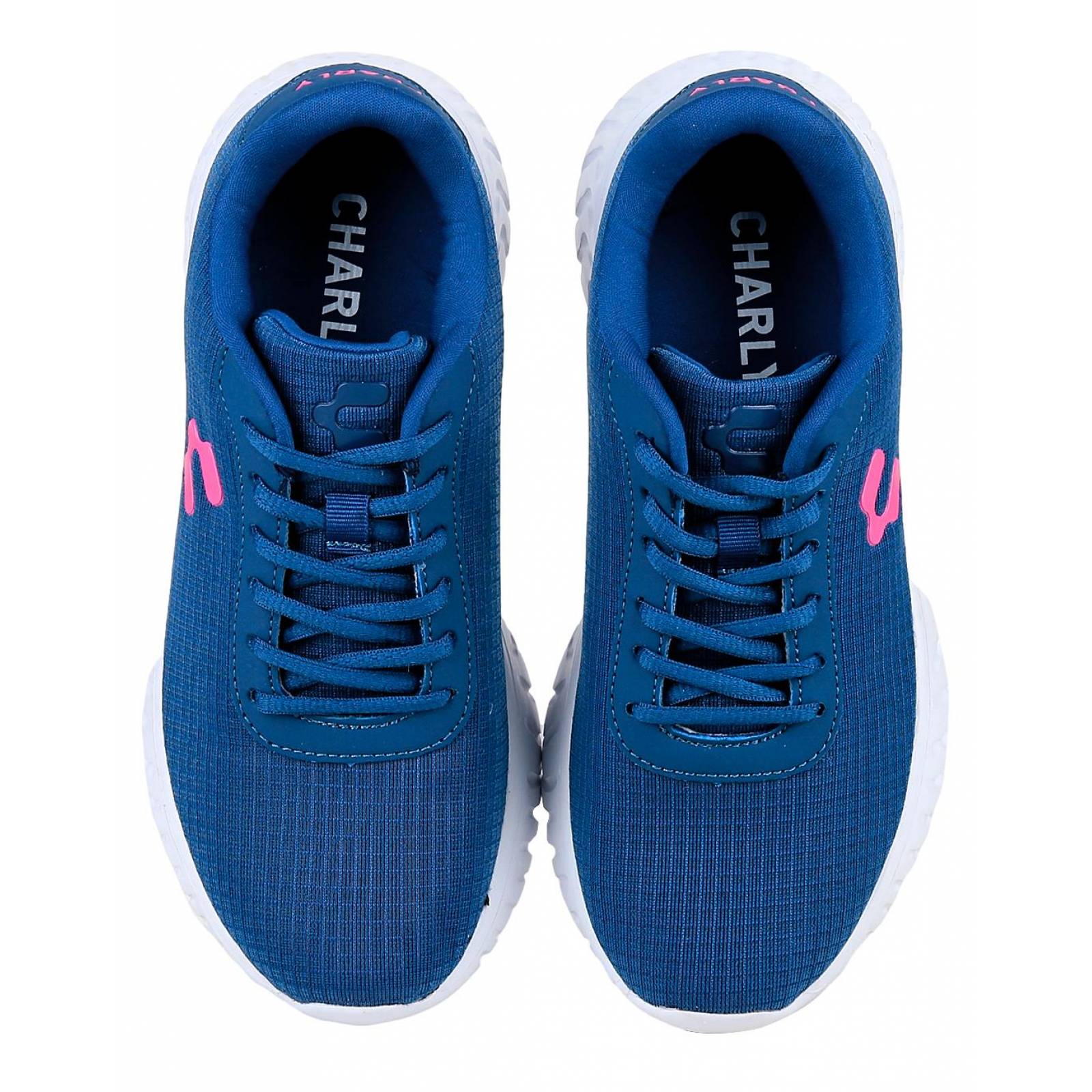 Tenis Moda Mujer Azul Textil Charly 02303703 