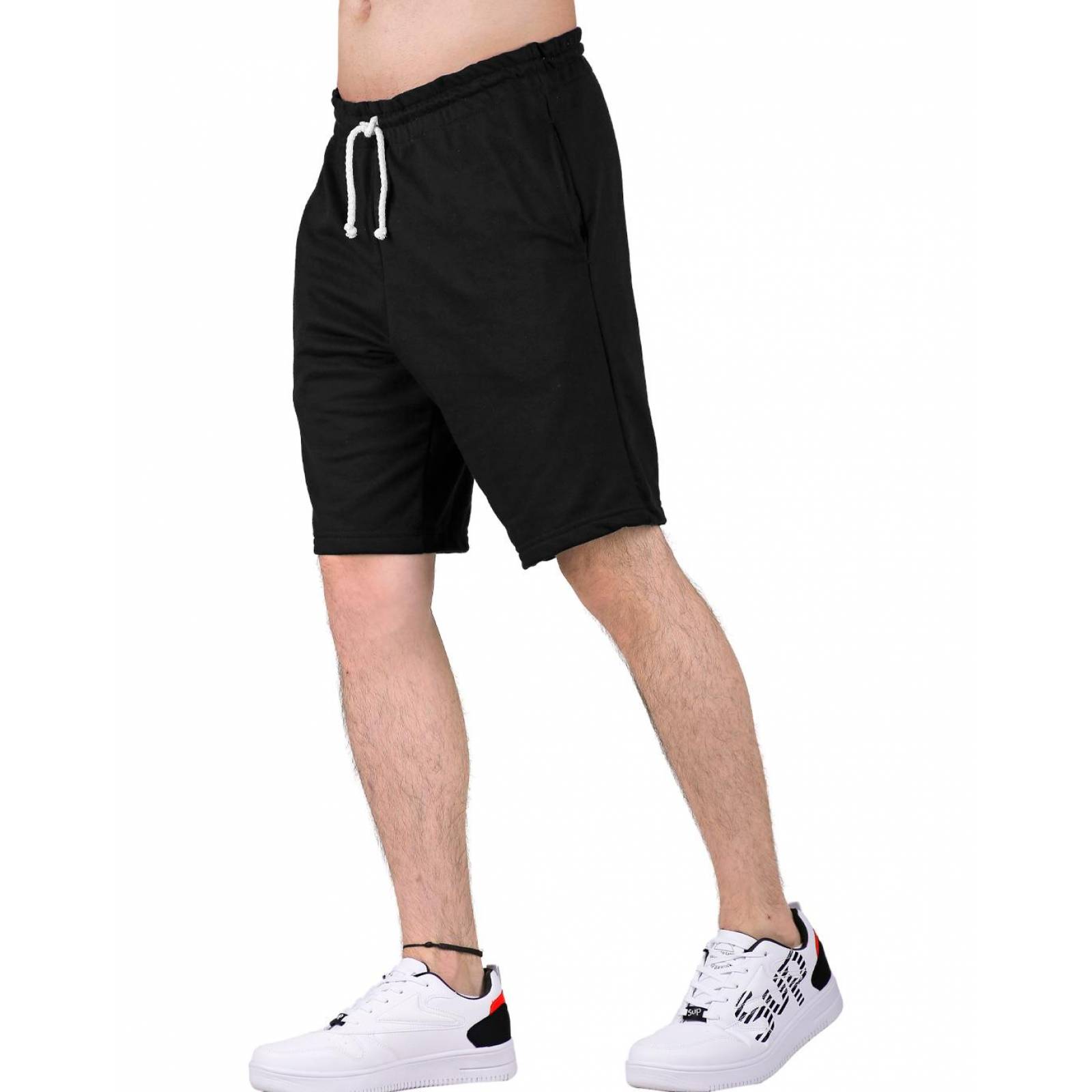 Bermuda Hombre Deportivo Recto Negro Optima 56503850