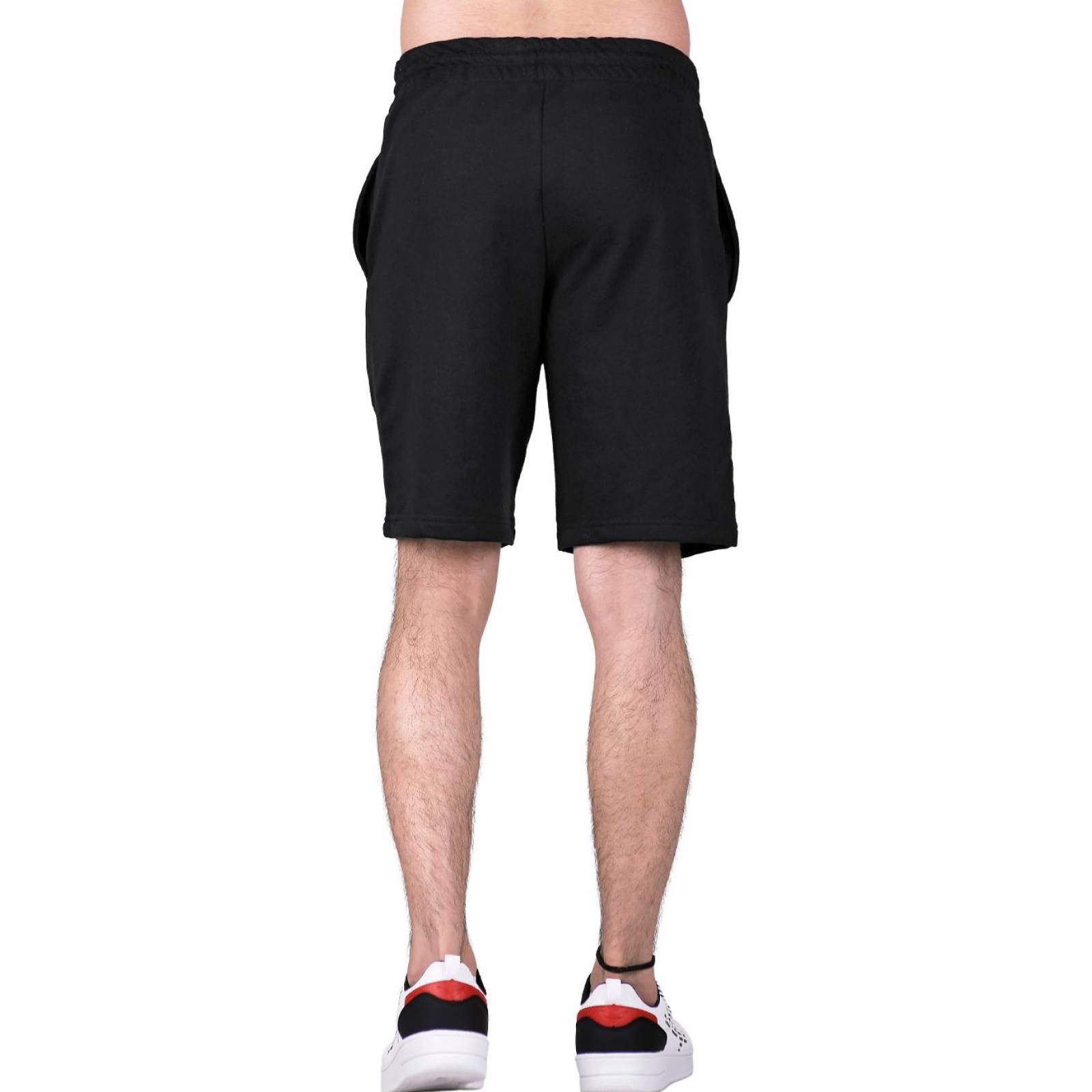 Bermuda Hombre Deportivo Recto Negro Optima 56503850