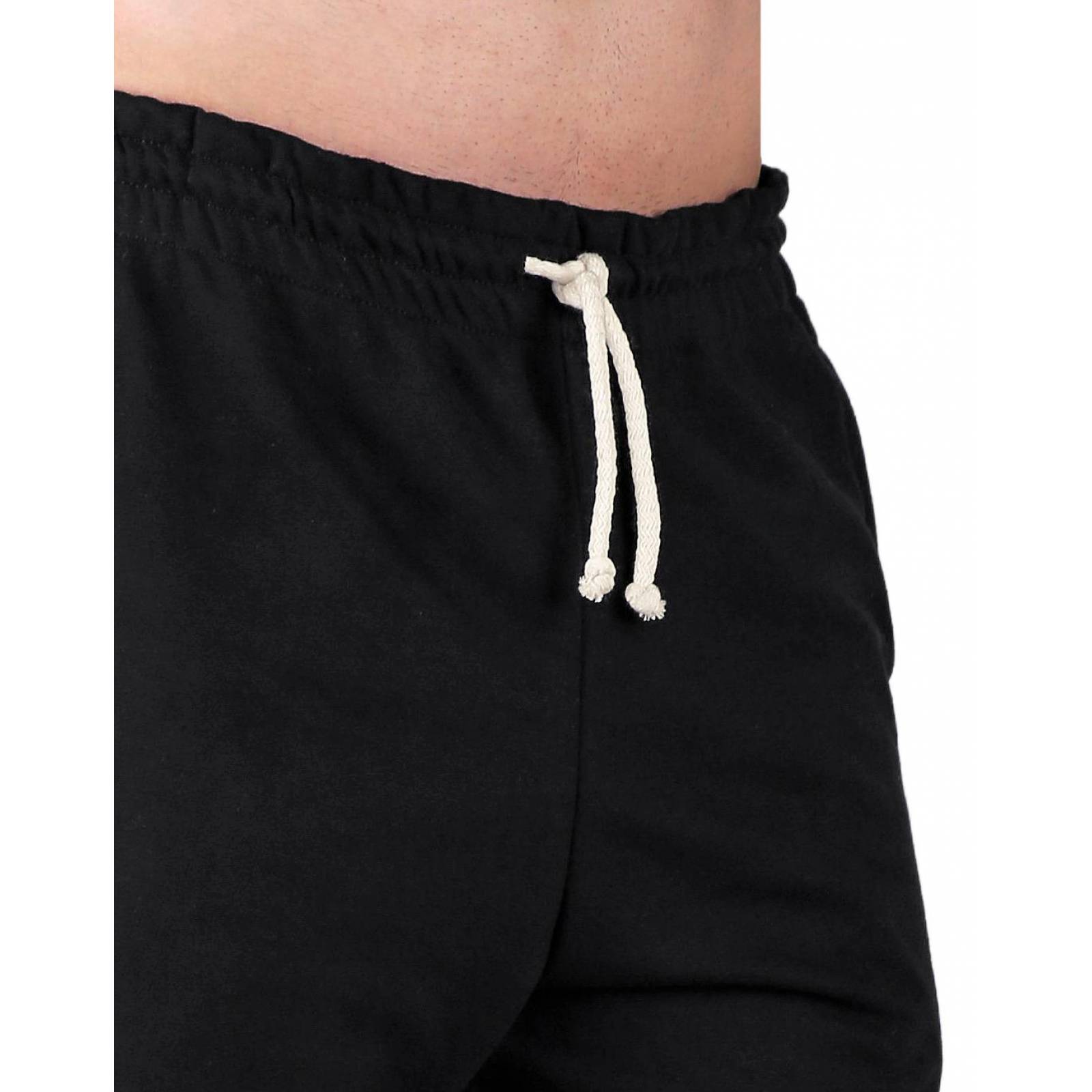 Bermuda Hombre Deportivo Recto Negro Optima 56503850