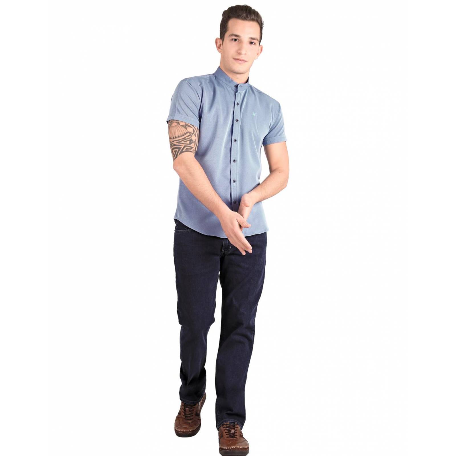 Jeans Hombre Básico Recto Azul Oggi 59104046 
