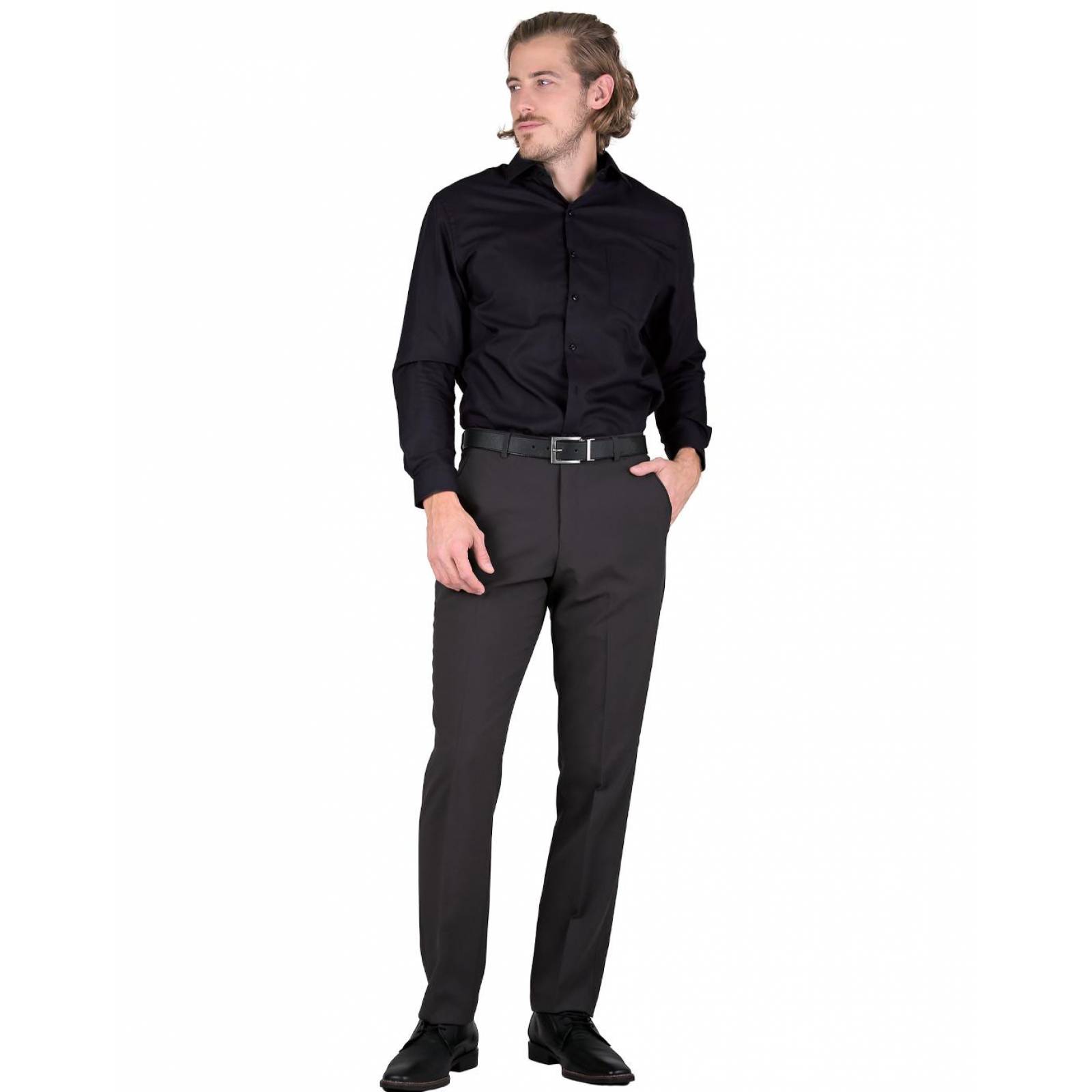 Pantalón Hombre Vestir Gris Yale 66701214 Oxford 08 38