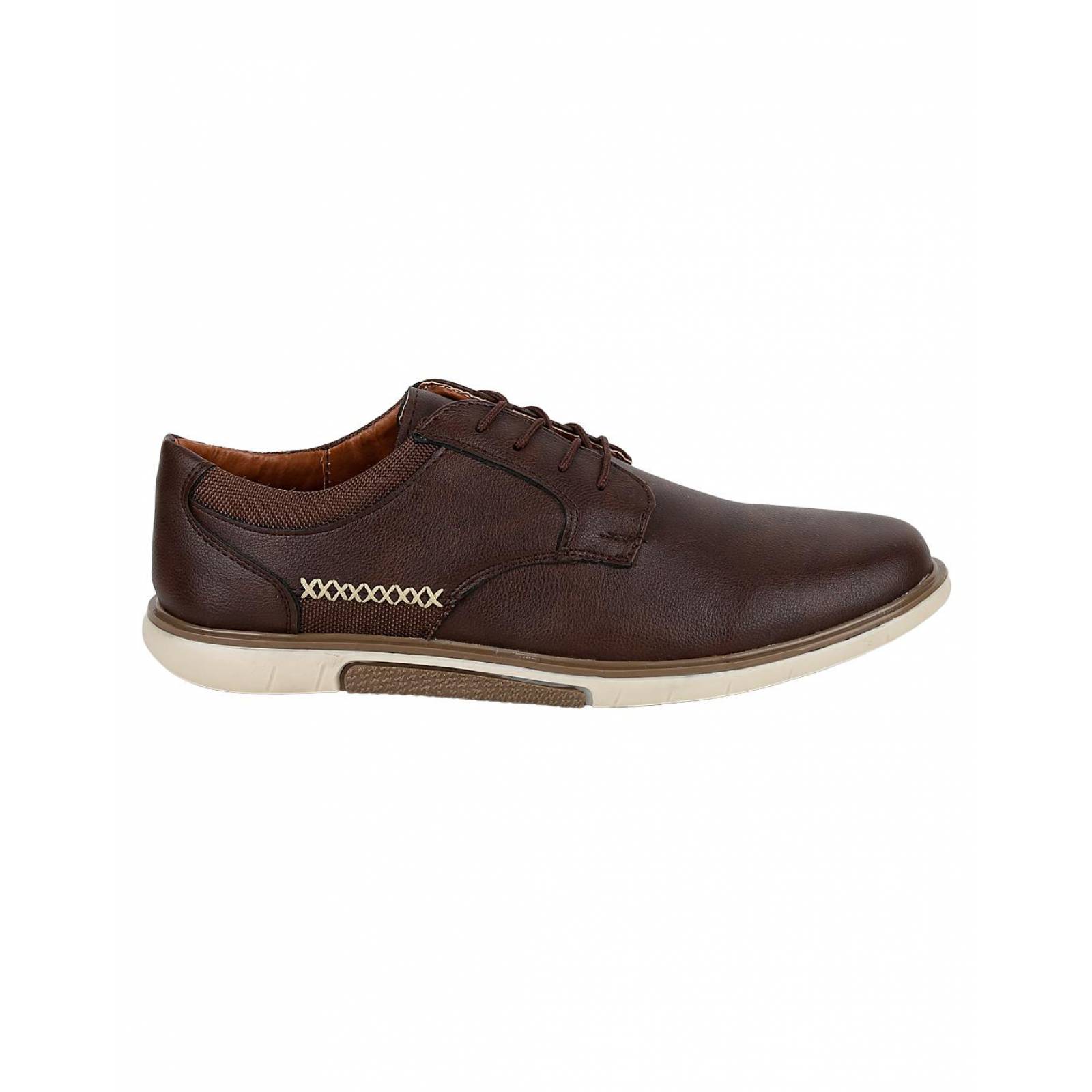 Zapato Casual Hombre Café Tacto Piel Stfashion 21703702 