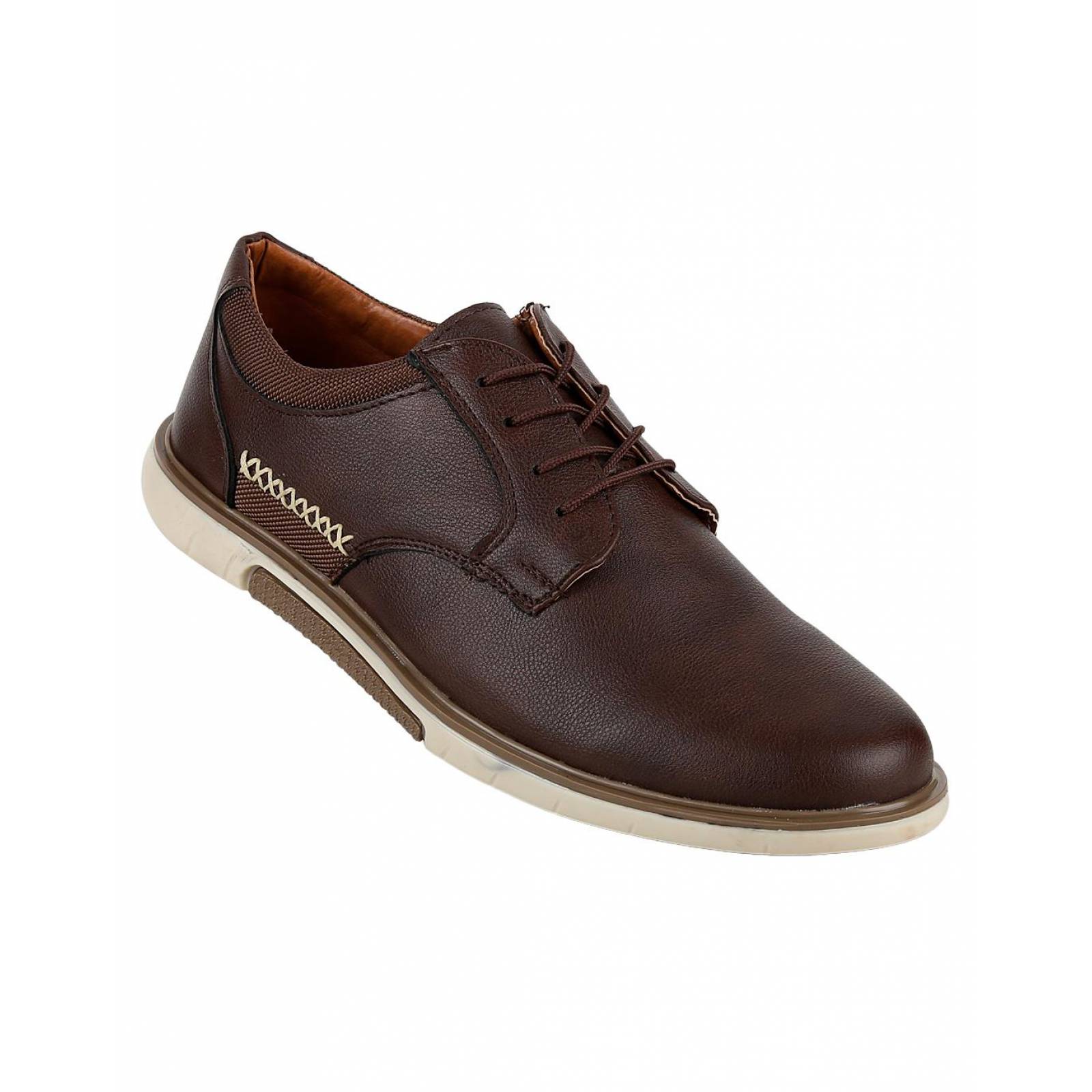 Zapato Casual Hombre Café Tacto Piel Stfashion 21703702 