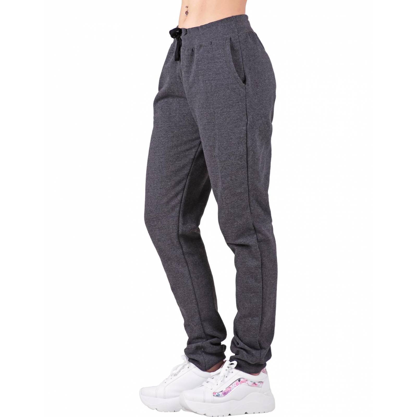 Pants Mujer Deportivo Jogger Gris Optima 56504049 