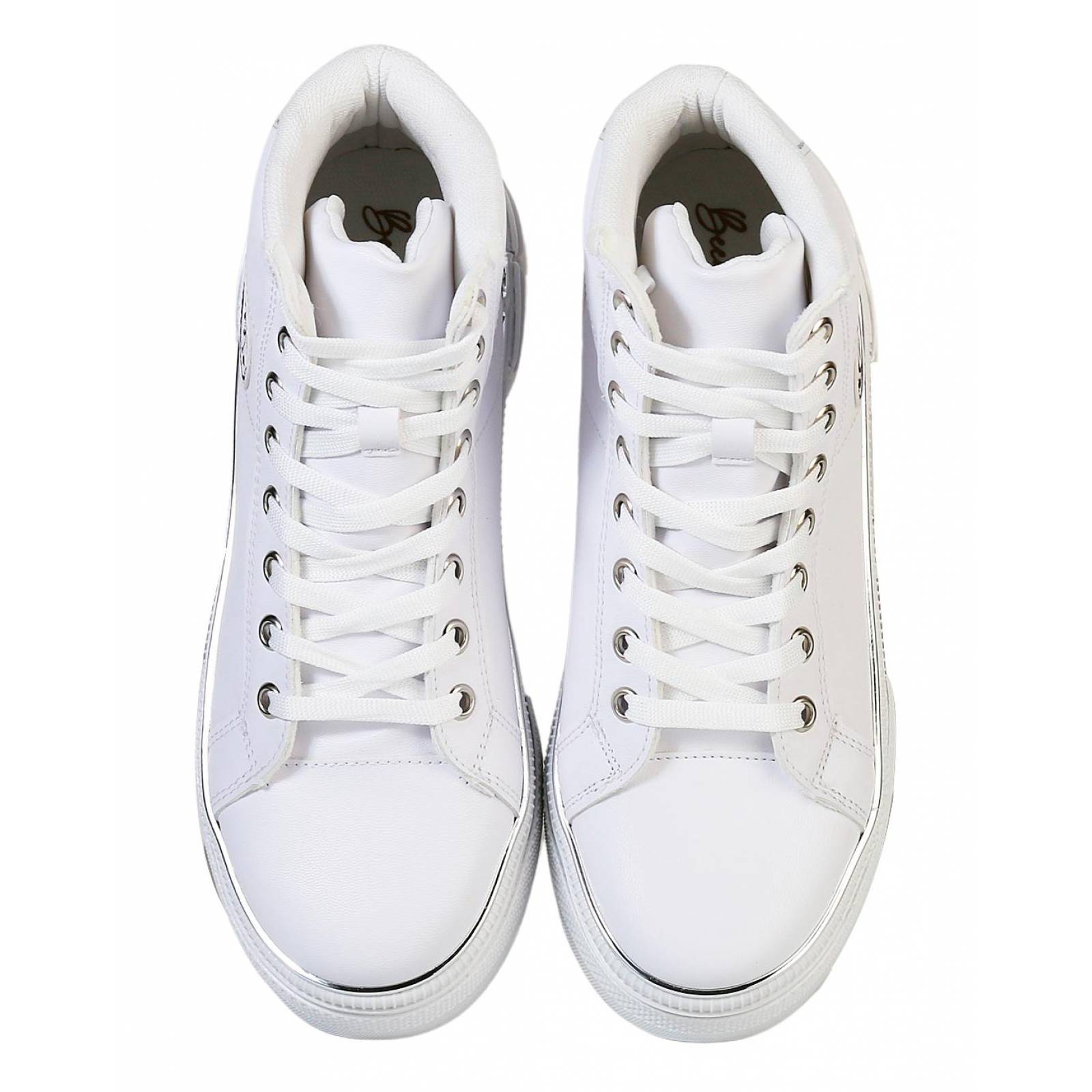 Tenis Moda Mujer Blanco Tacto Piel Been Class 12303717 