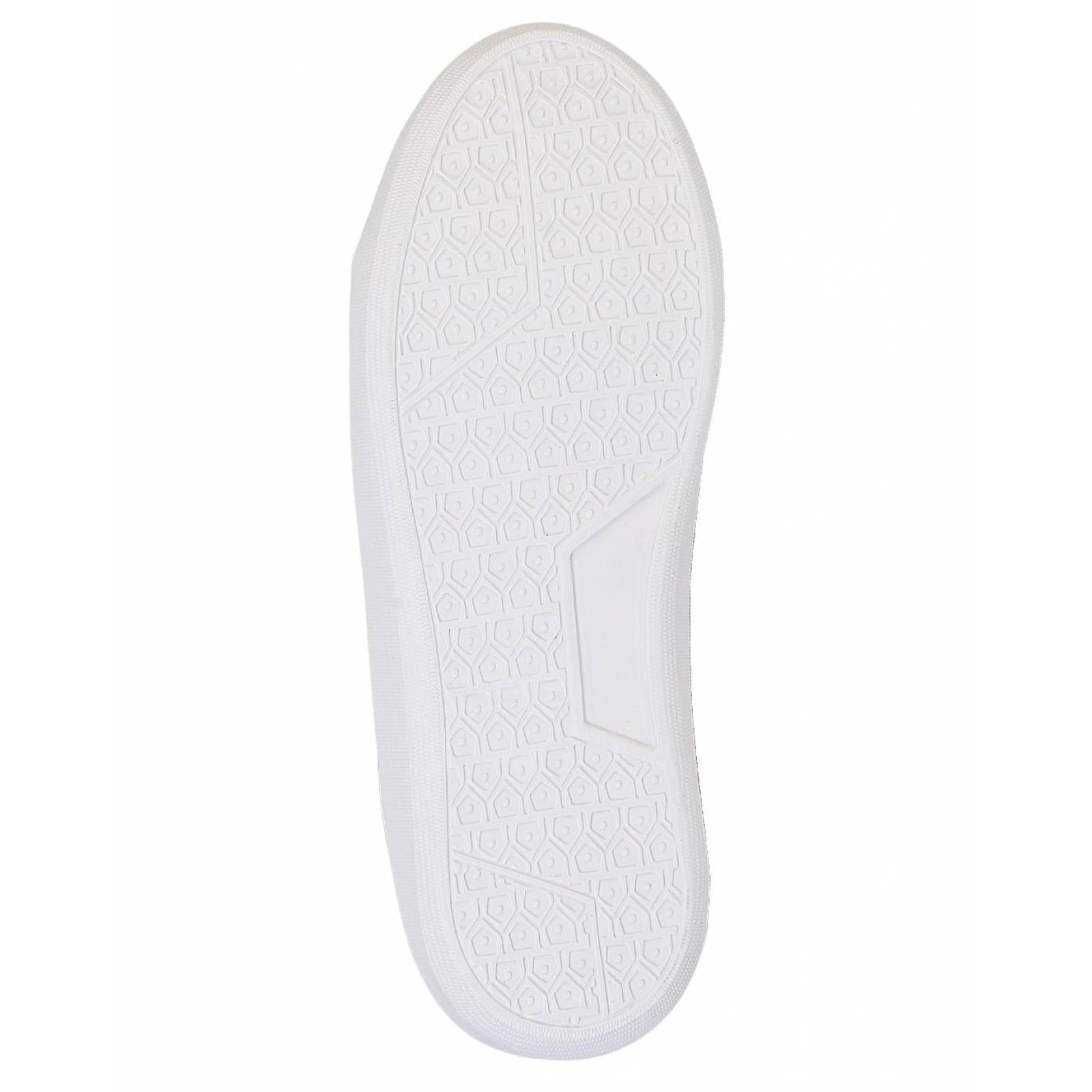 Tenis Moda Piso Mujer Blanco Tacto Piel Stfashion 00303715 