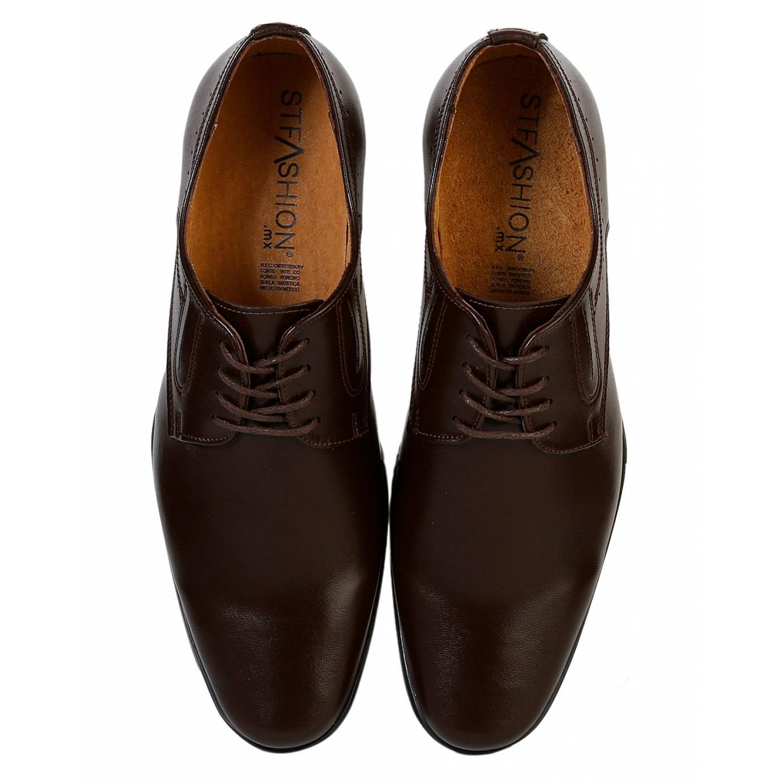 Zapato Hombre Oxford Vestir Café Stfashion 15103701 
