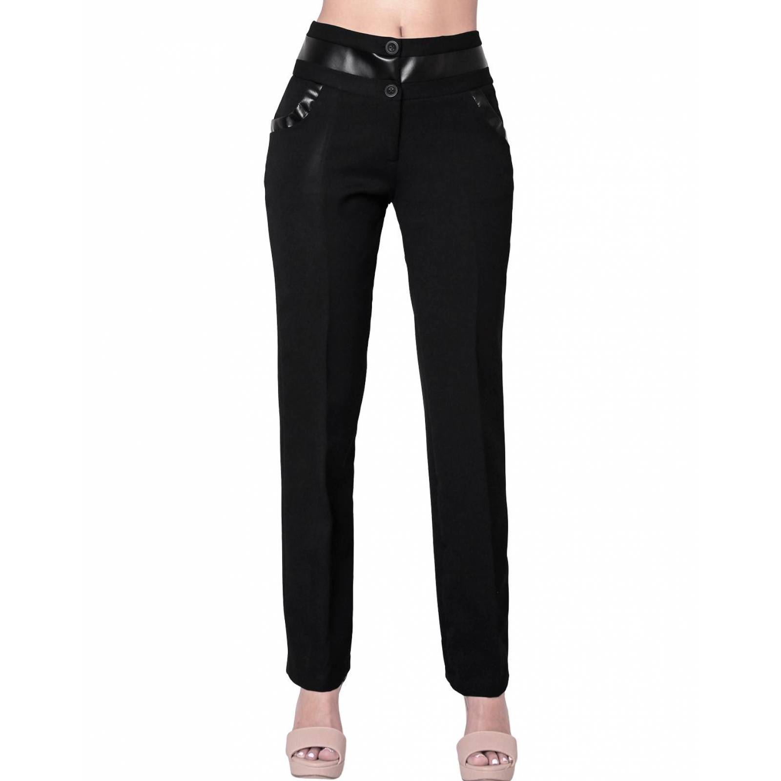 Pantalón Mujer Vestir Negro Stfashion 65704200 