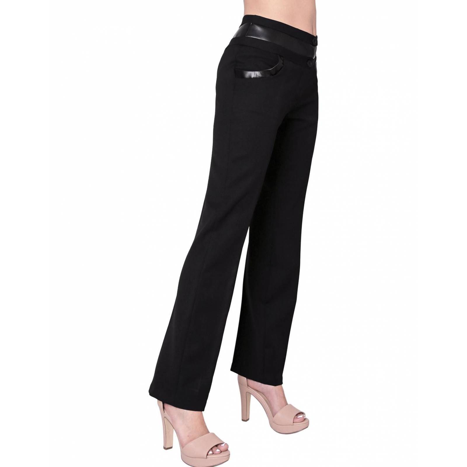 Pantalón Mujer Vestir Negro Stfashion 65704200 