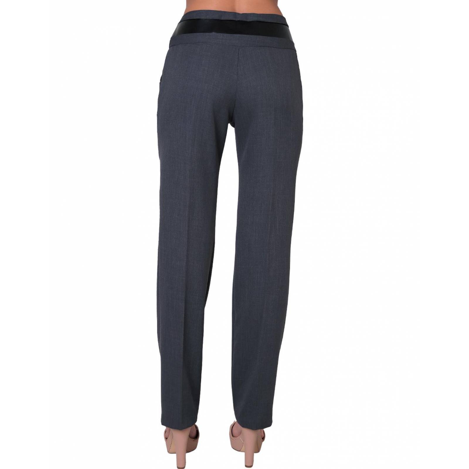 Pantalón Vestir Mujer Gris Stfashion 65704201 