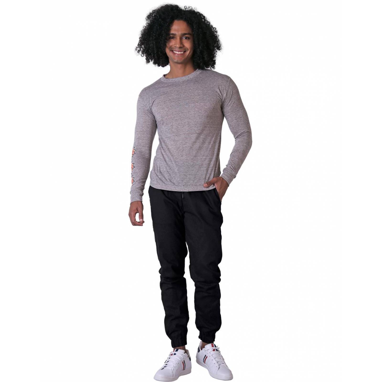Pantalón Hombre Moda Jogger Negro Stfashion 53204400