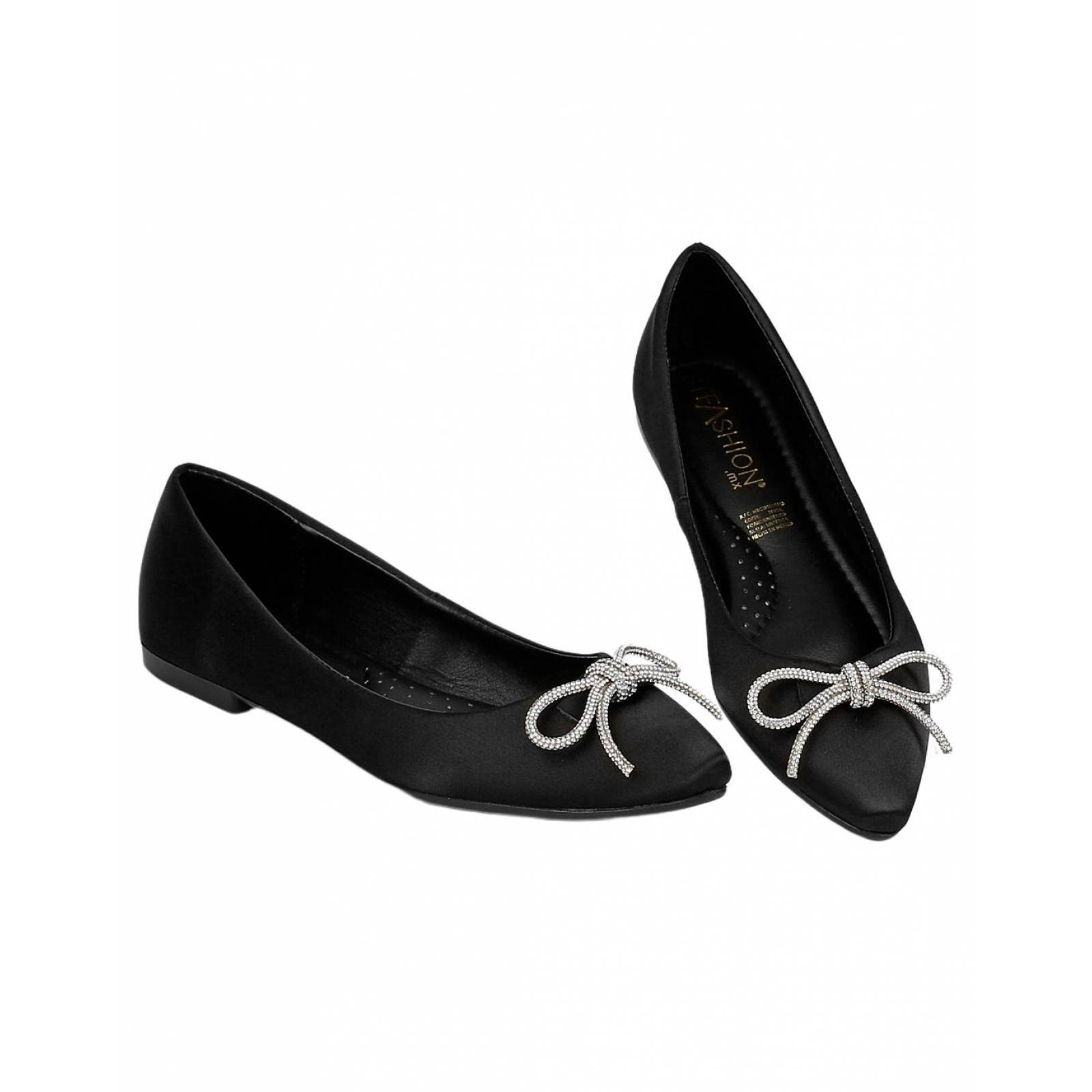 Flat Moda Piso Mujer Negro Textil Been Class 12303733