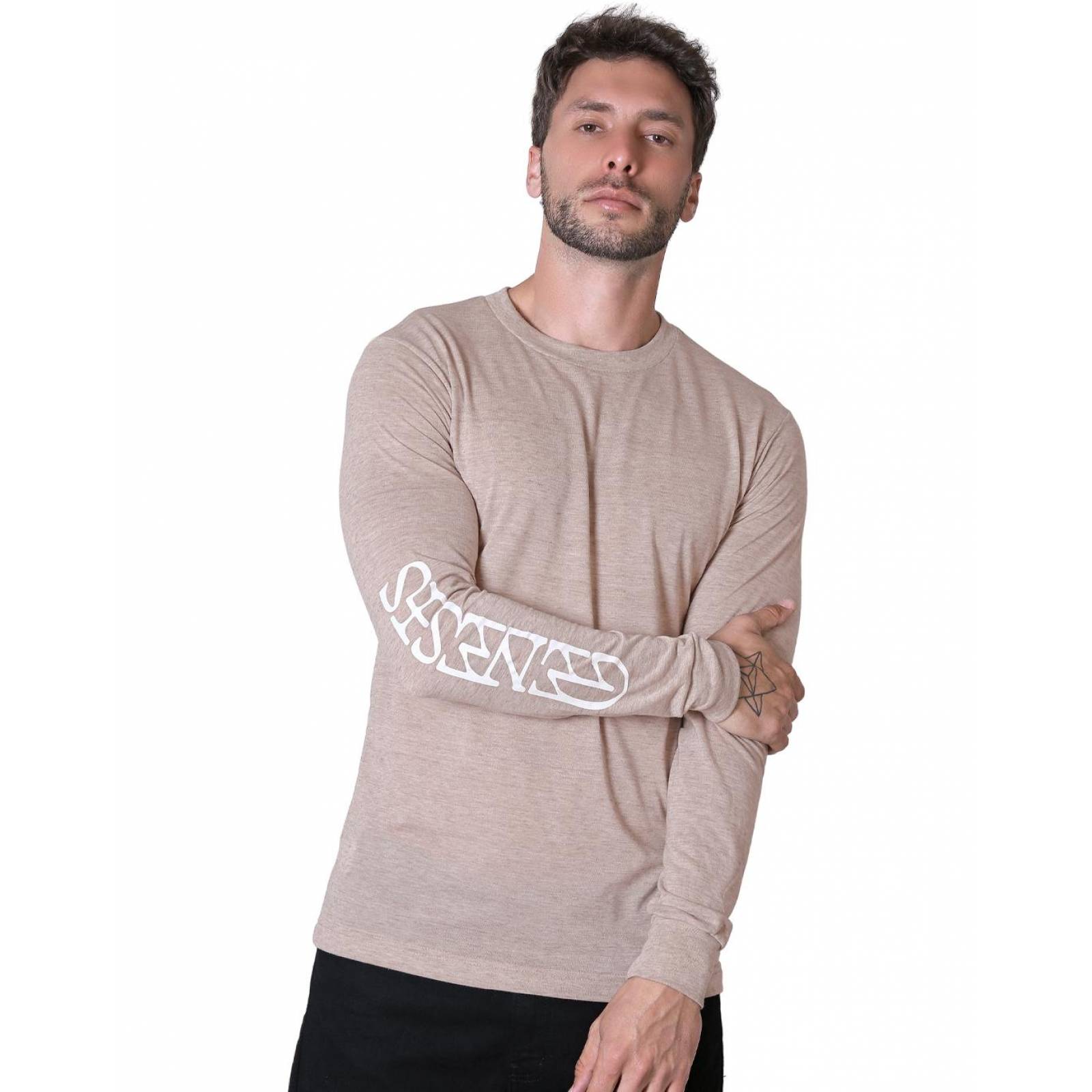 Playera Moda Camiseta Hombre Café Action Gear 56504412 