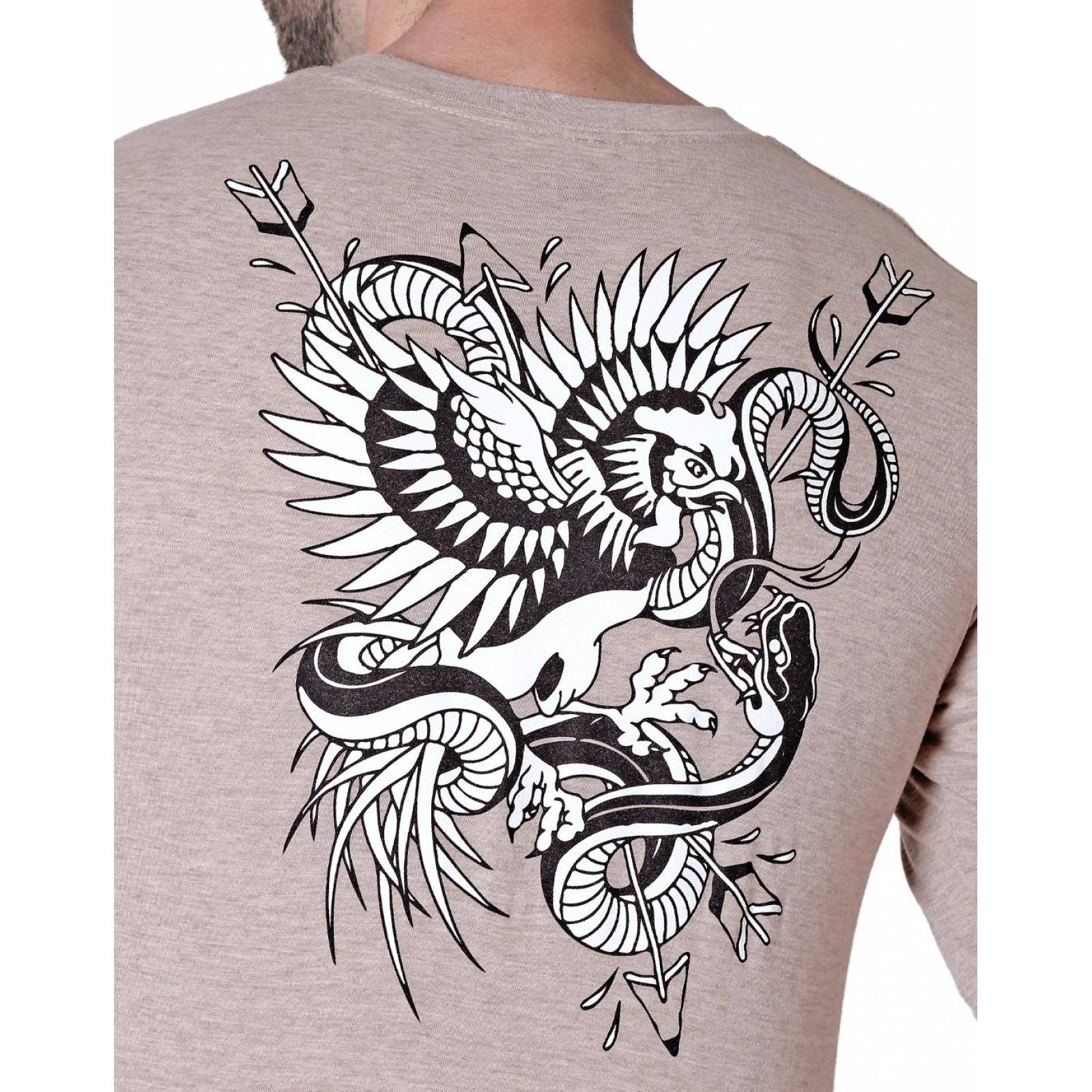 Playera Moda Camiseta Hombre Café Action Gear 56504412 