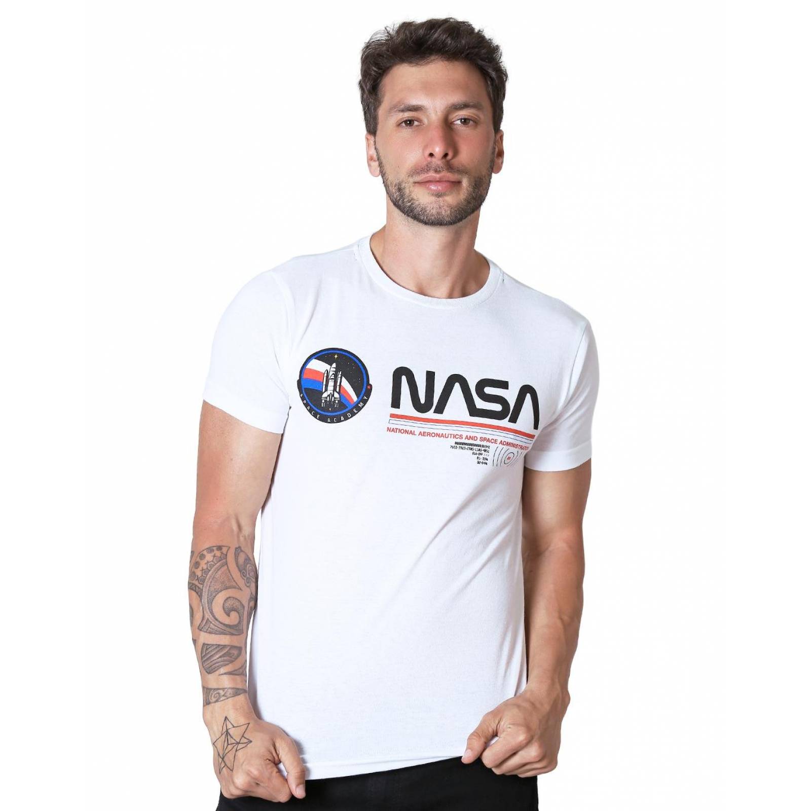 Playera Moda Hombre Blanco Nasa Salvaje Tentación 58204410