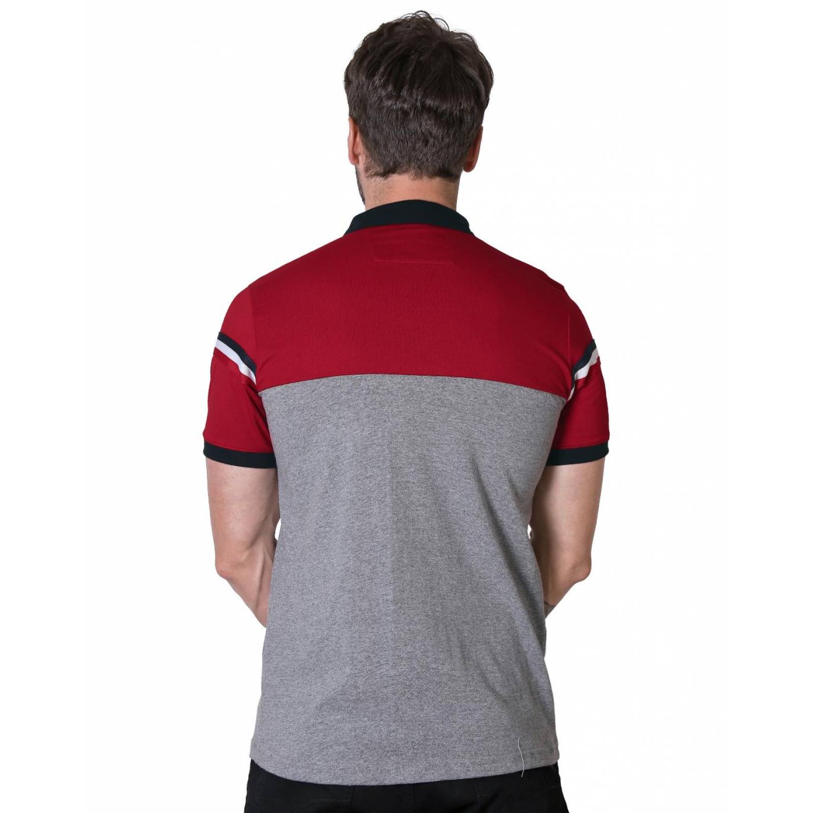 Playera Hombre Moda Polo Rojo Stfashion 71604265 