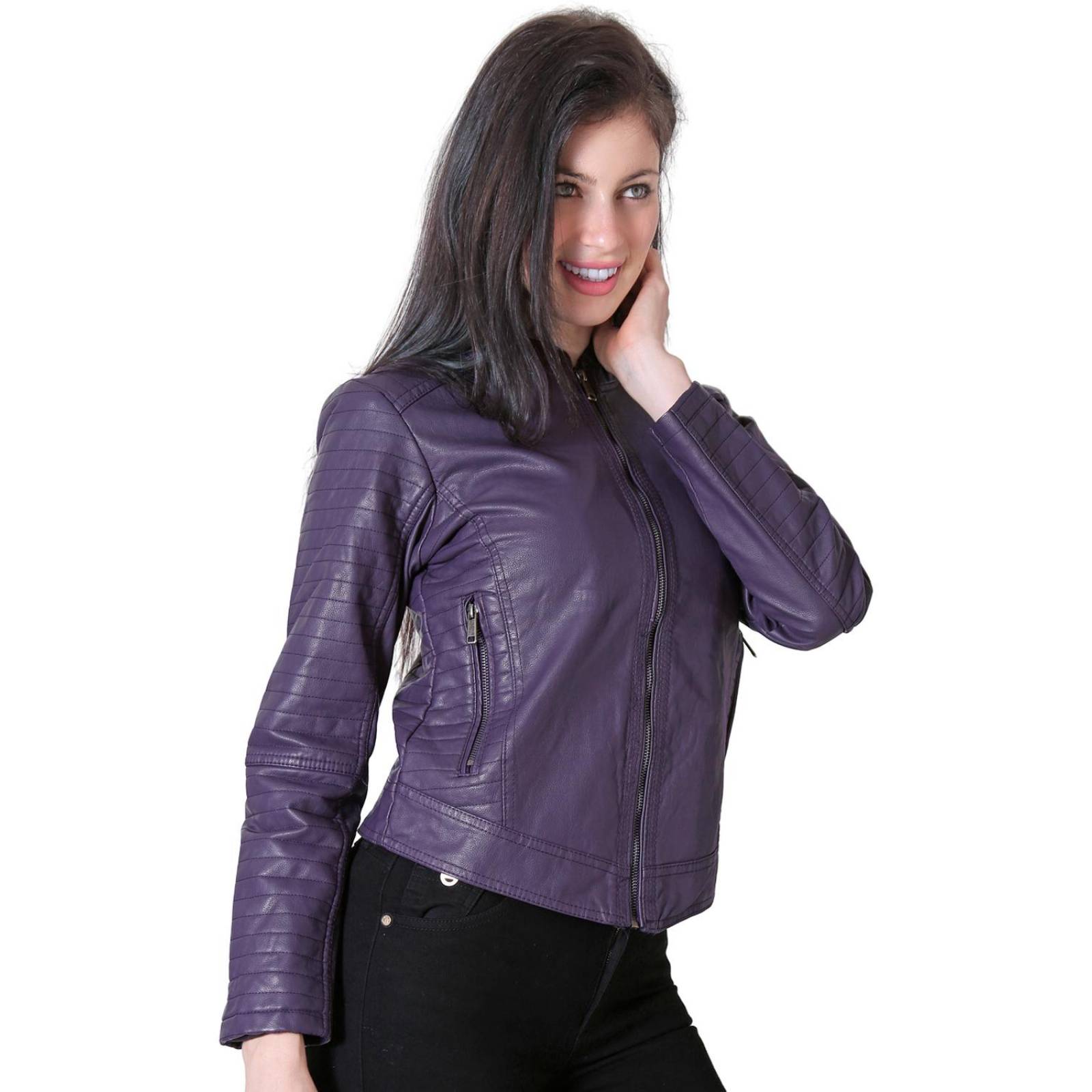 Chamarra Mujer Morado Roosevelt 50104424 
