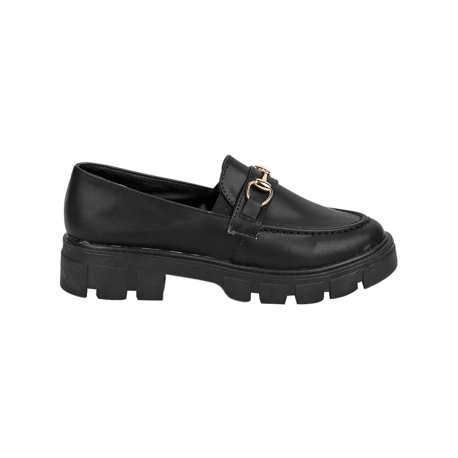 Zapato Moda Mujer Negro Tacto Piel Stfashion 24103712 