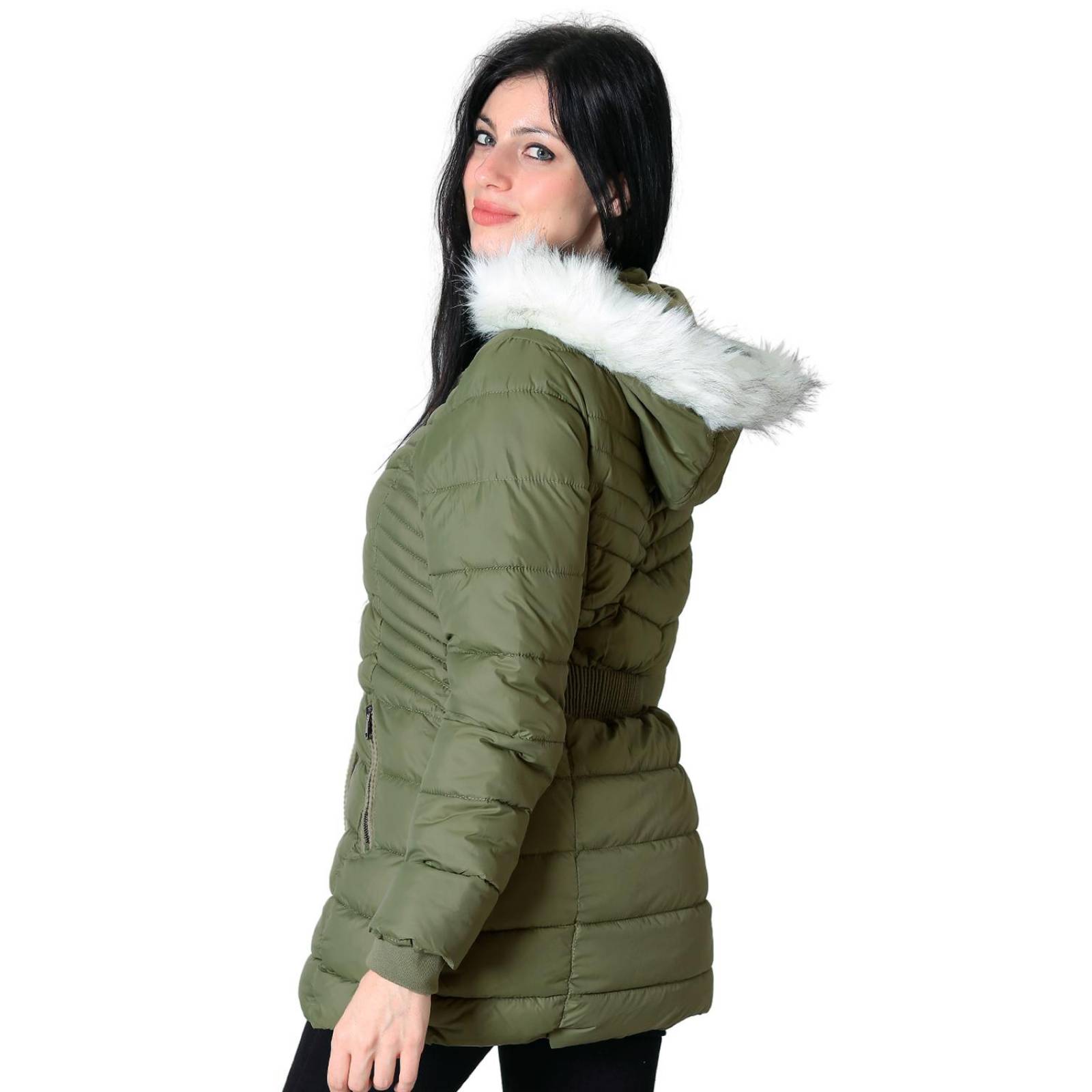 Abrigo Mujer Verde Salvaje Tentación 50704506 