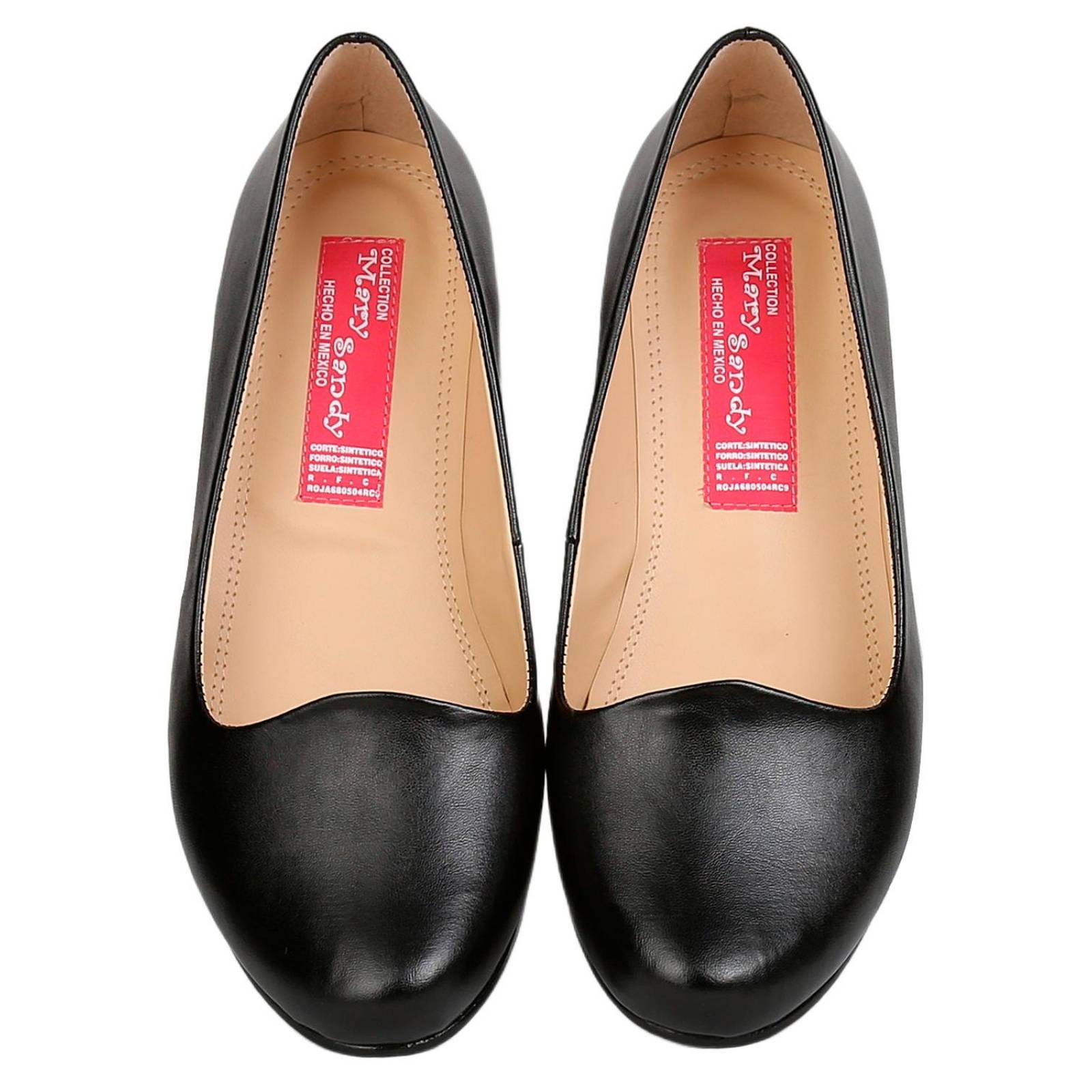 Zapato Casual Cuña Mujer Negro Tacto Piel Stfashion 11203702 