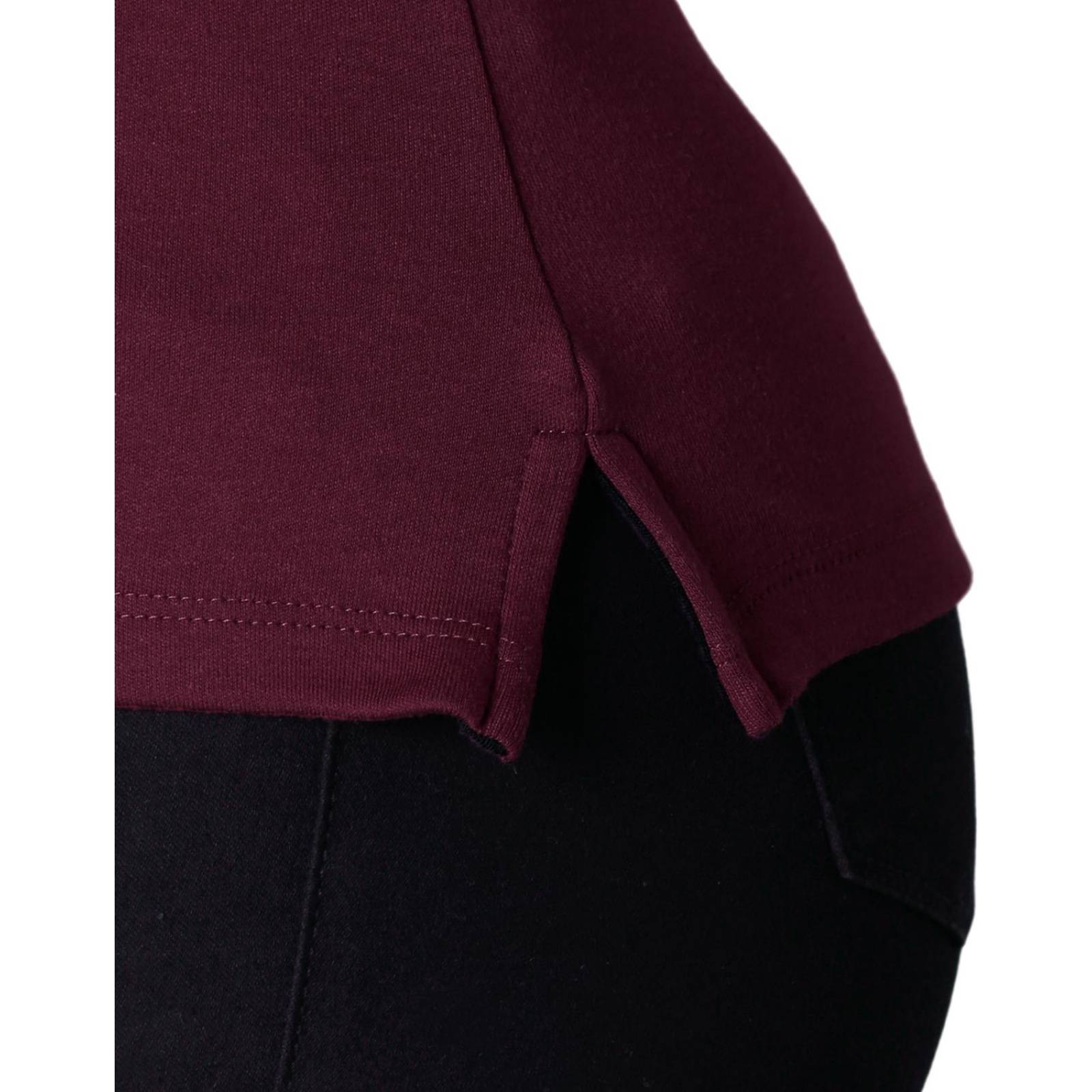 Playera Mujer Básico Polo Vino Stfashion 52603900 