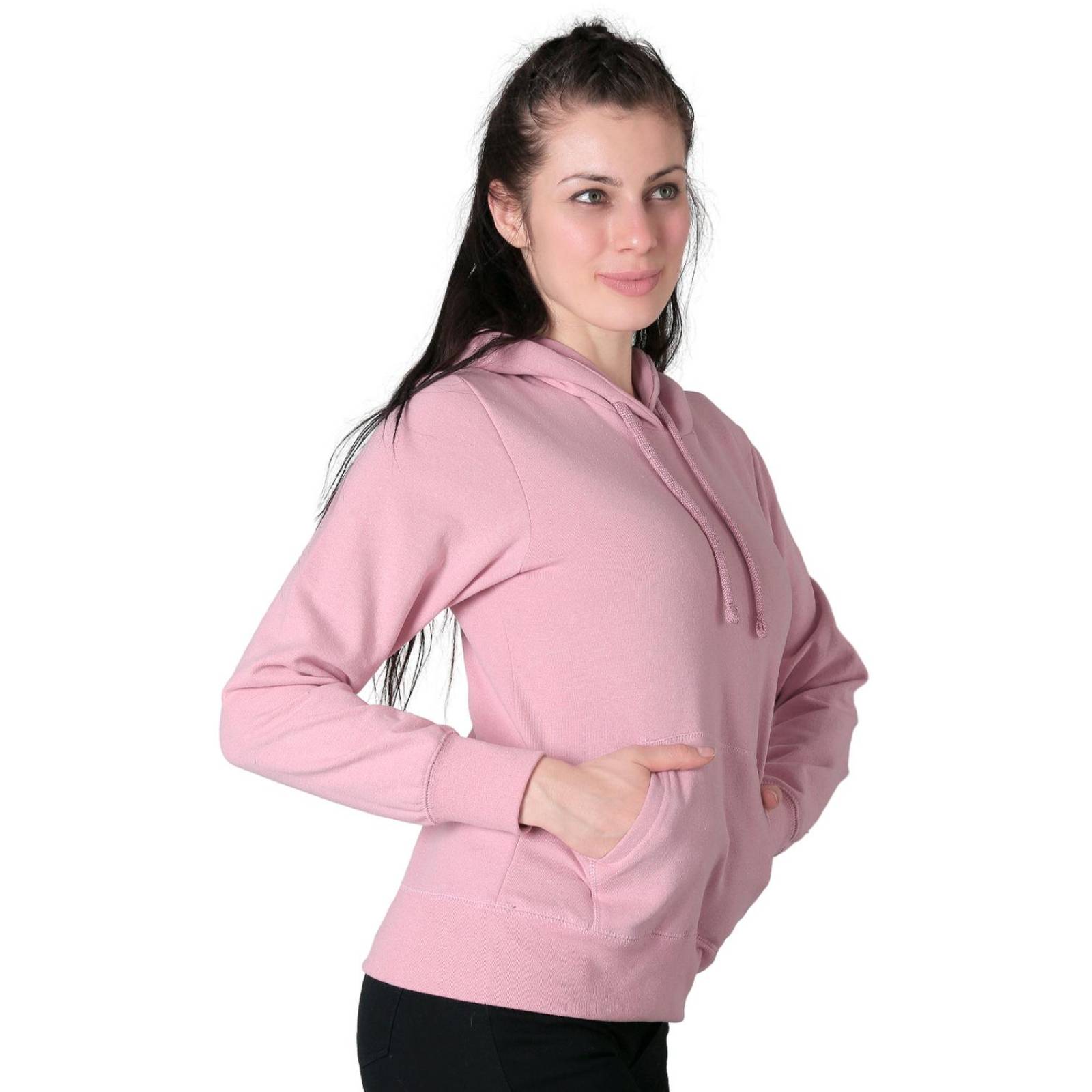 Sudadera Moda Con Capucha Mujer Rosa Optima 56504873