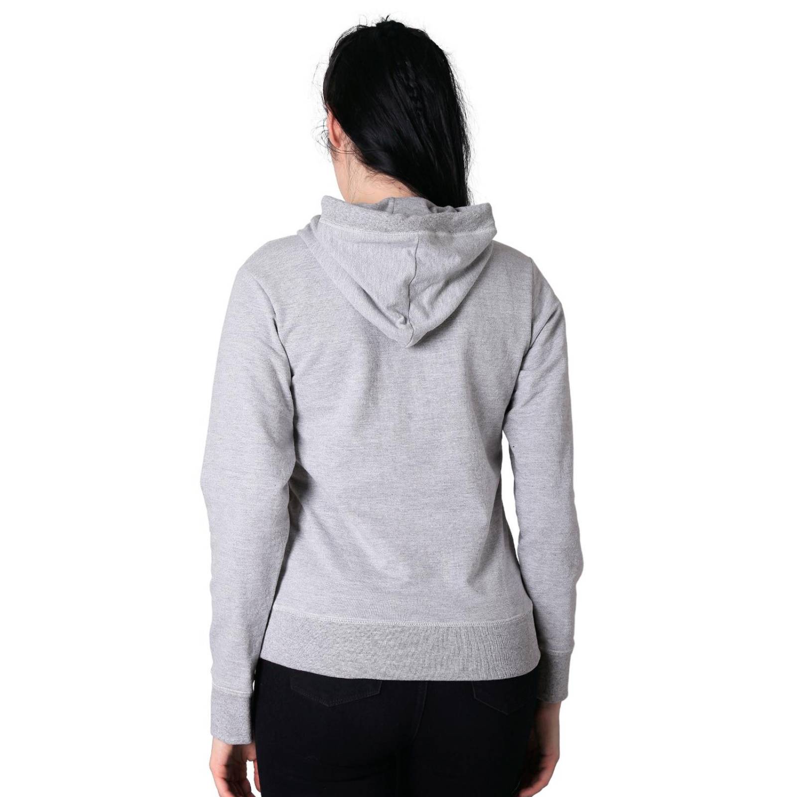 Sudadera Mujer Básico Con Capucha Gris Optima 56504039 