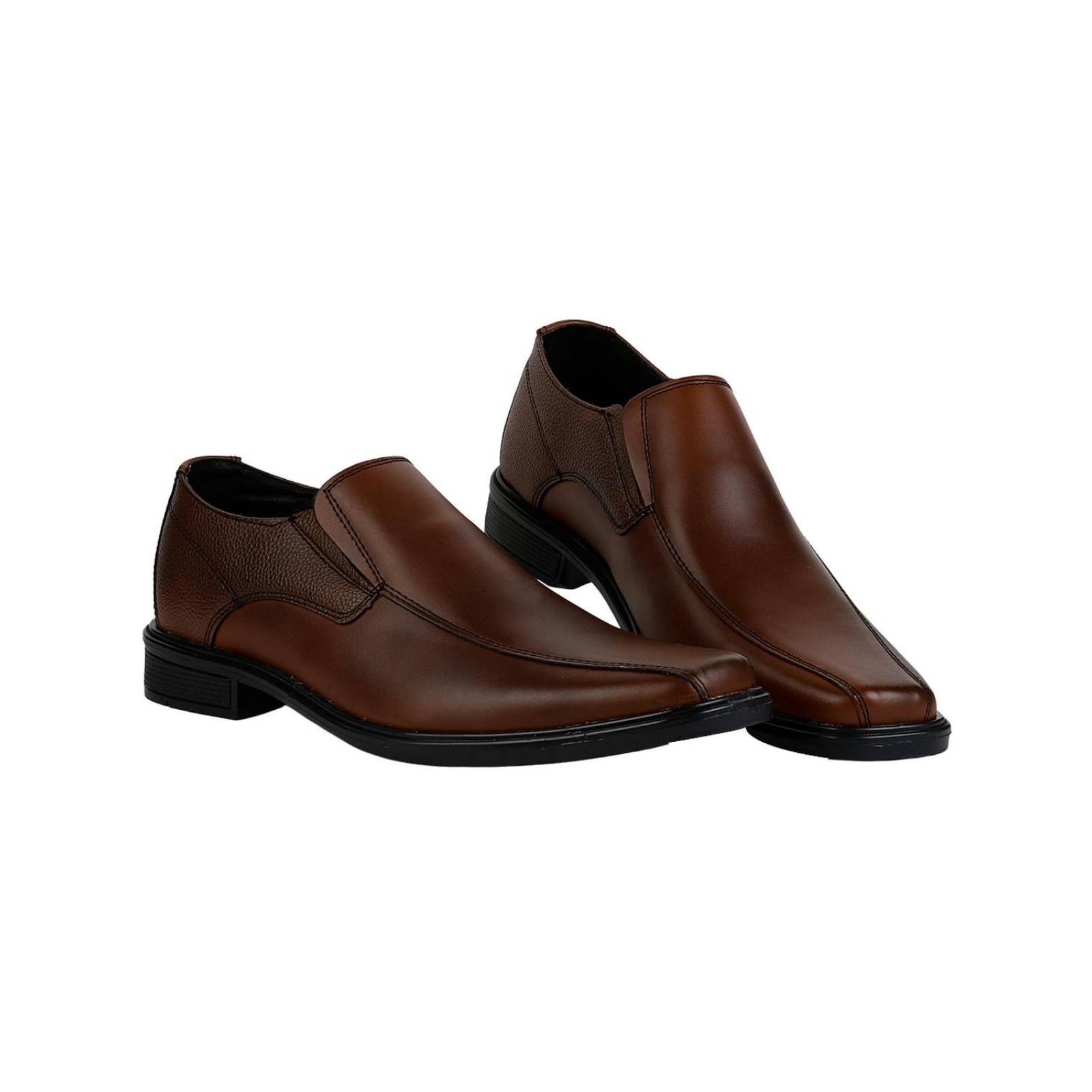 Zapato Hombre Mocasín Vestir Café Piel Stfashion 04703709 