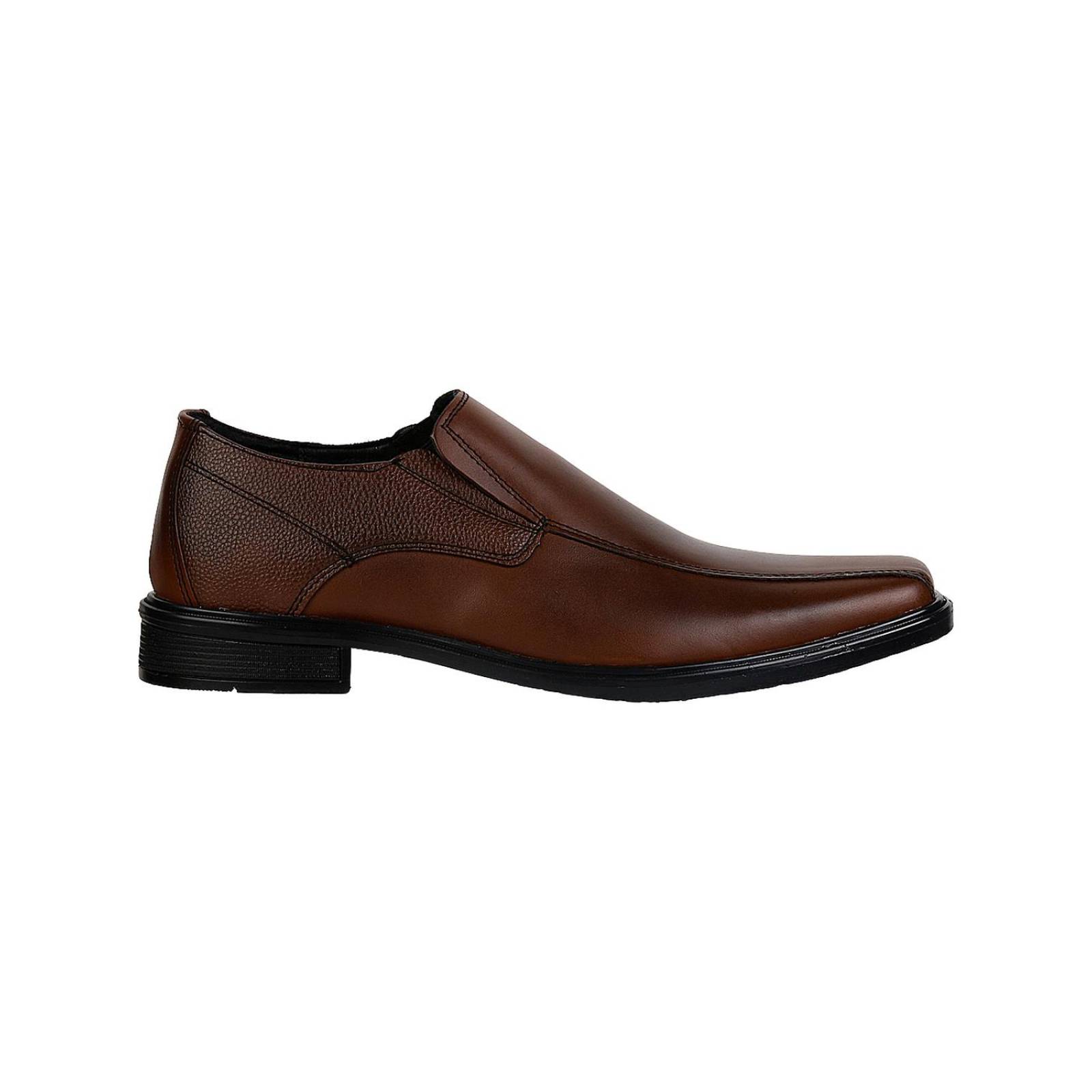 Zapato Hombre Mocasín Vestir Café Piel Stfashion 04703709 