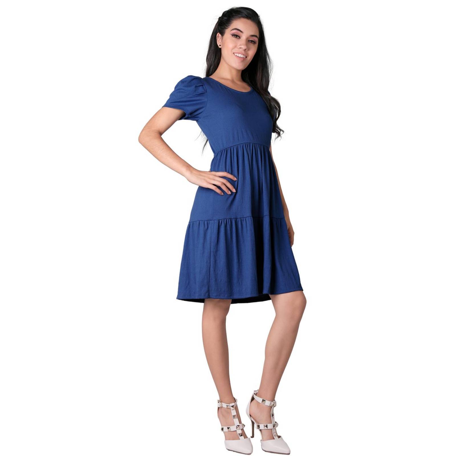 Vestido Casual Mujer Azul Stfashion 50904643 
