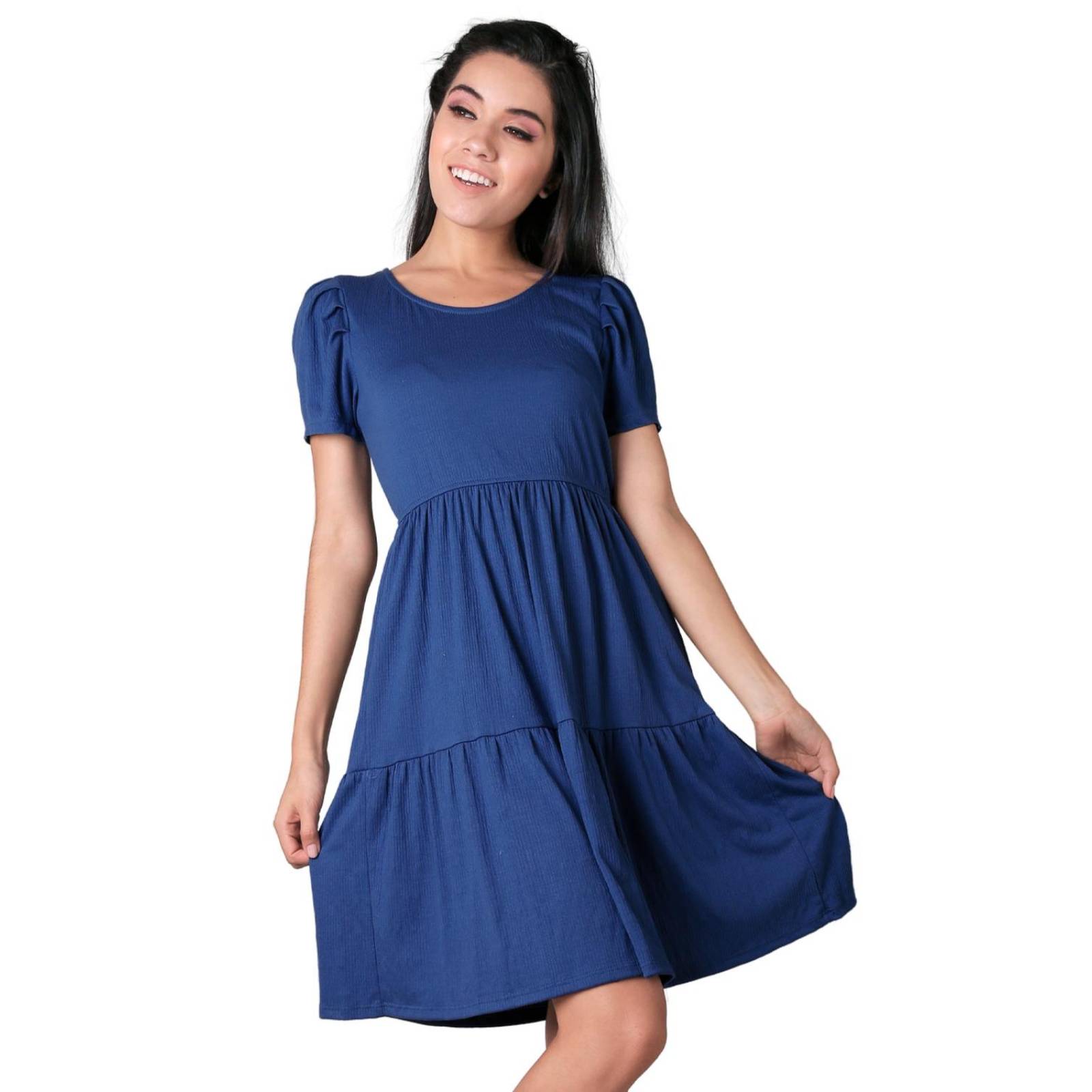 Vestido Casual Mujer Azul Stfashion 50904643 