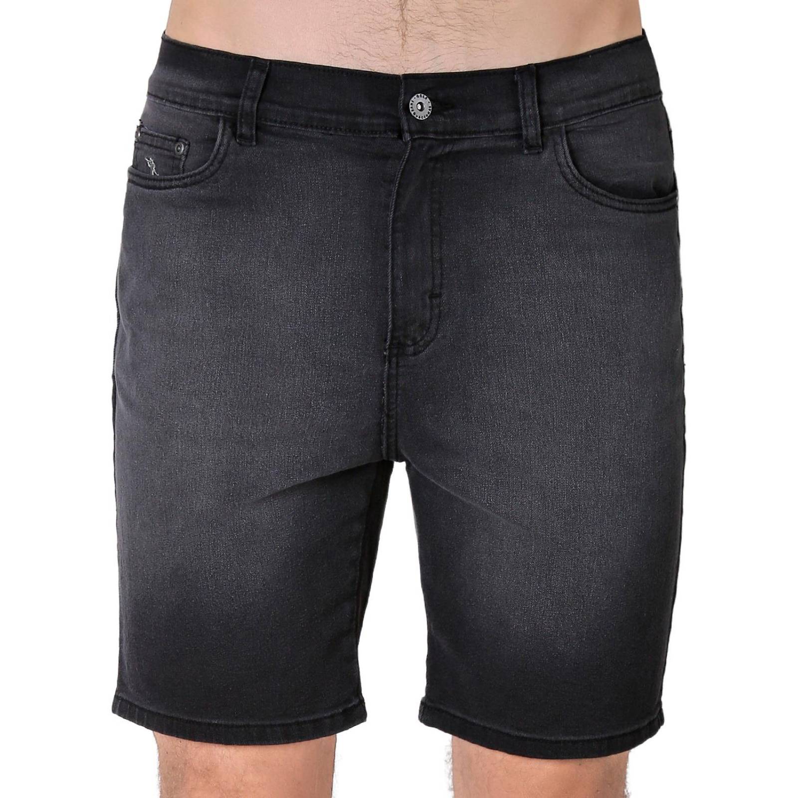 Bermuda Casual Recto Hombre Negro Salvaje Tentación 53704603 