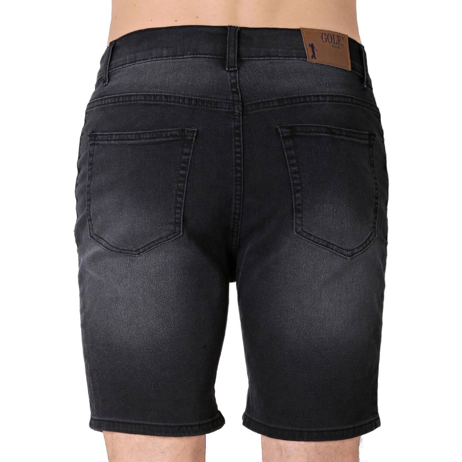 Bermuda Casual Recto Hombre Negro Salvaje Tentación 53704603 