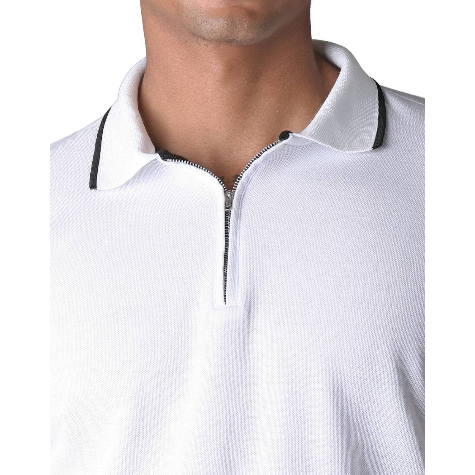 Playera Moda Polo Hombre Blanco Stfashion 71604602 