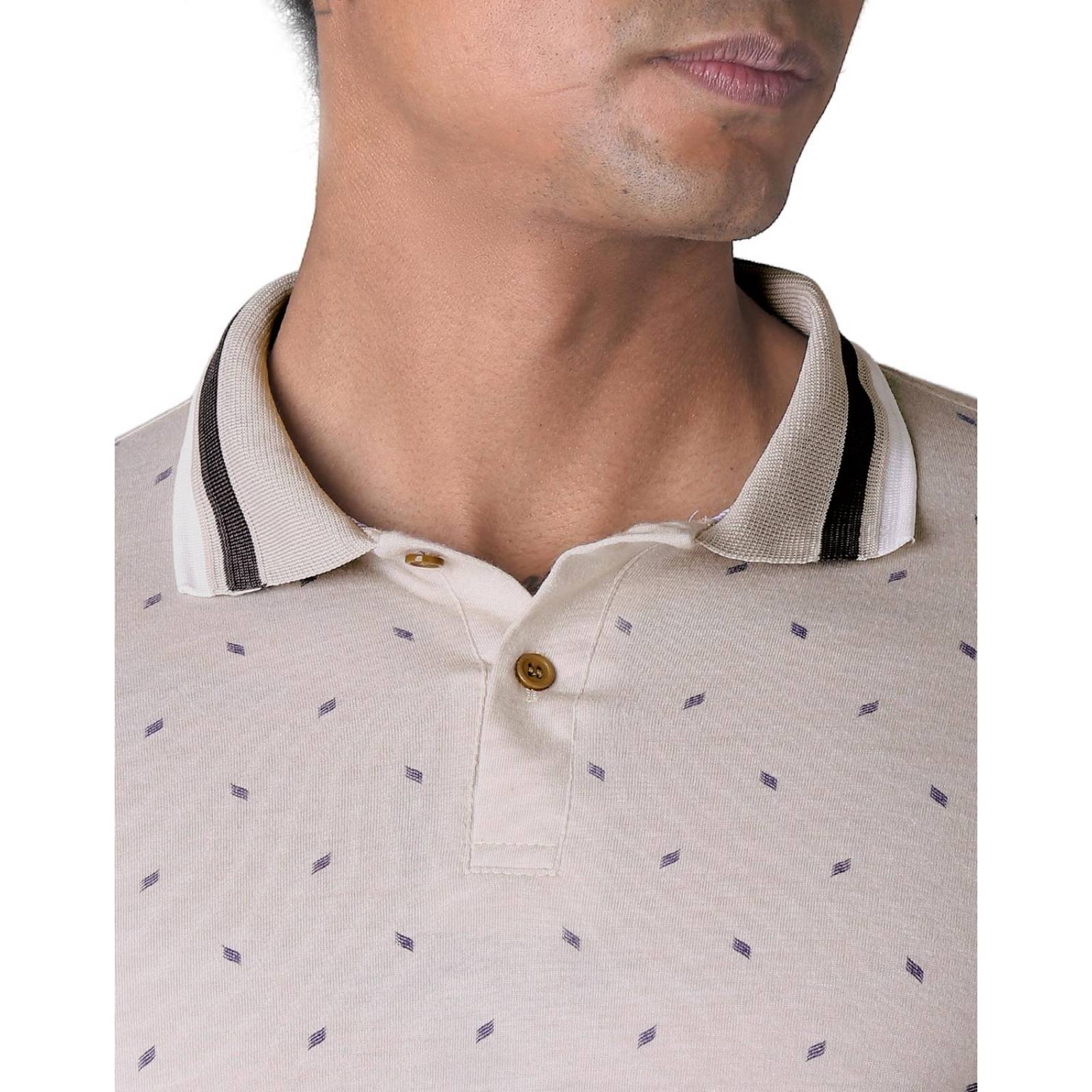 Playera Moda Polo Hombre Beige Stfashion 71604613 