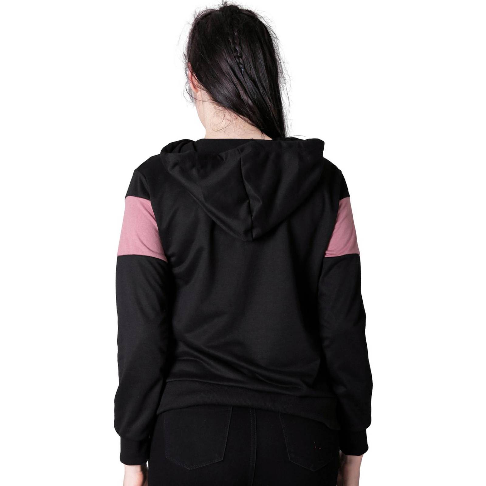 Sudadera Mujer Moda Con Capucha Negro Stfashion 72603330 Negro Palo De Rosa XGR