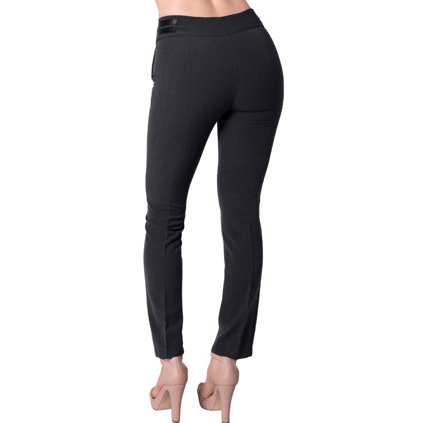 Pantalón Mujer Vestir Recto Gris Barbary 65703003 Oxford 11