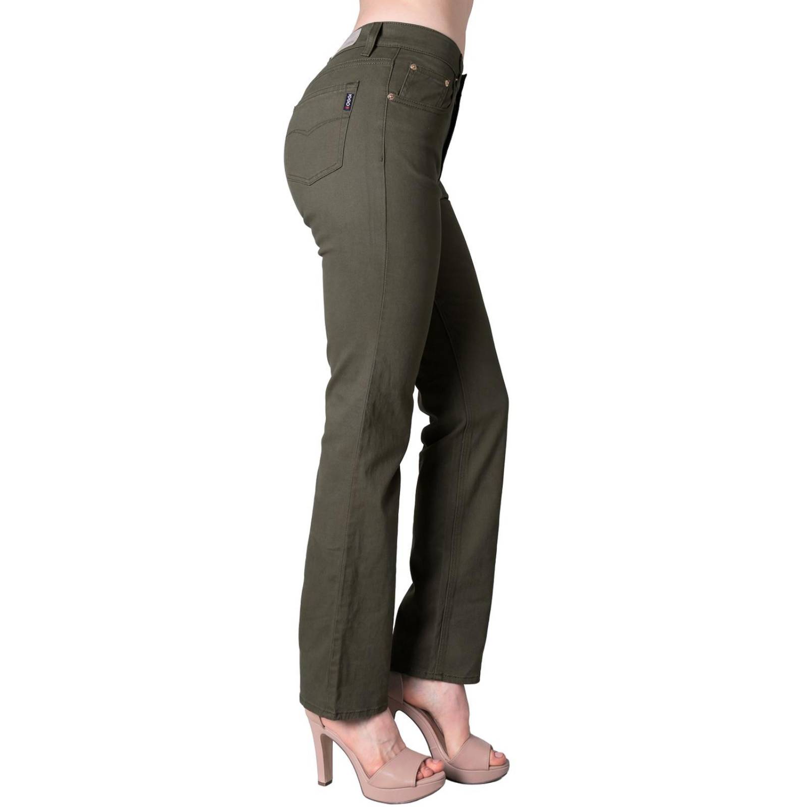 Pantalón Casual Mujer Oggi Blanco 59103127 Gabardina Stretch