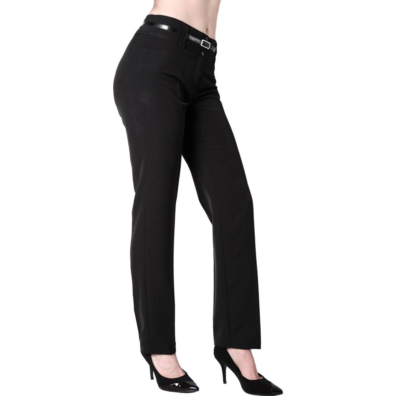 Pantalón Mujer Vestir Recto Negro Barbary 65700351 32