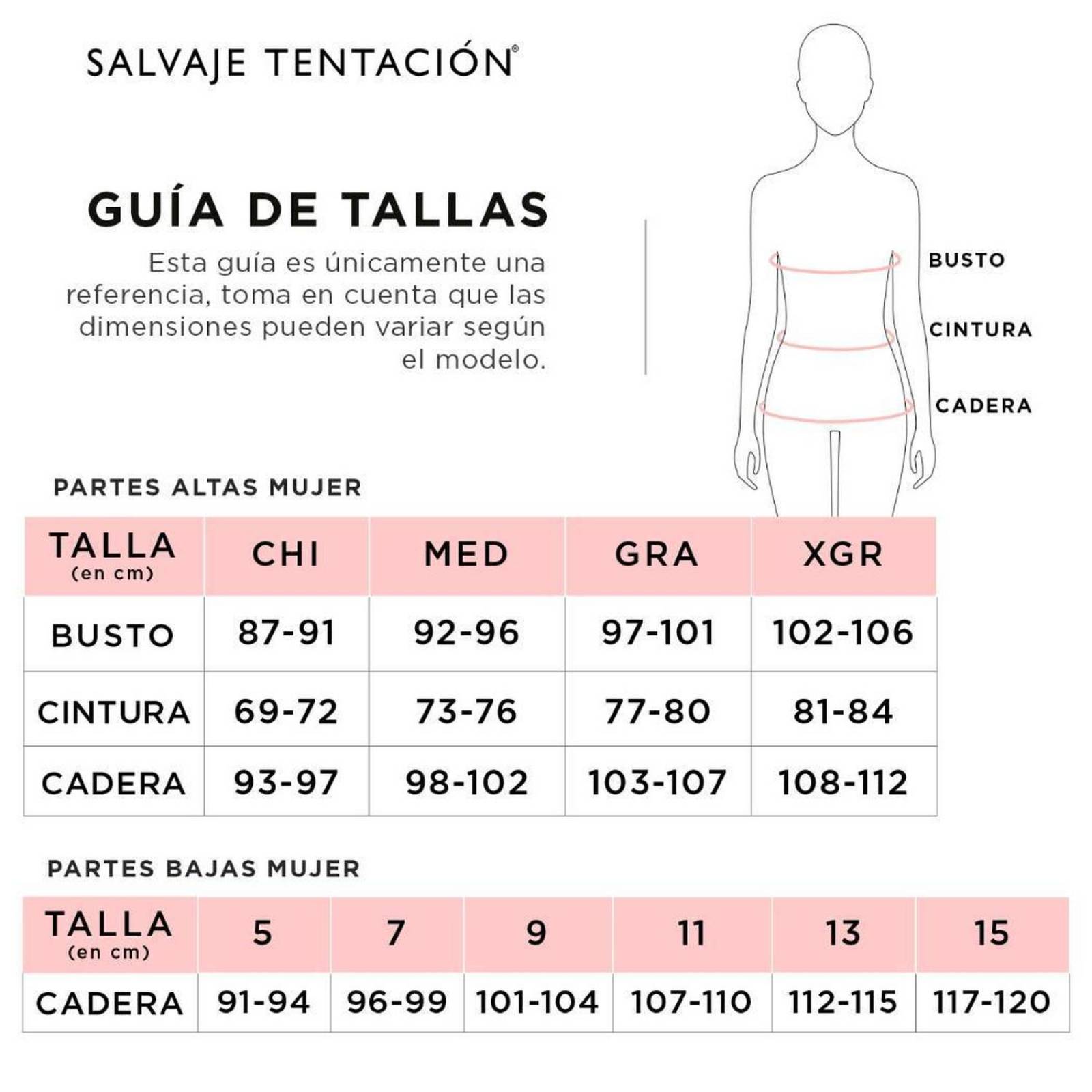 Talla 15 que talla es en pantalon de 2024 mujer